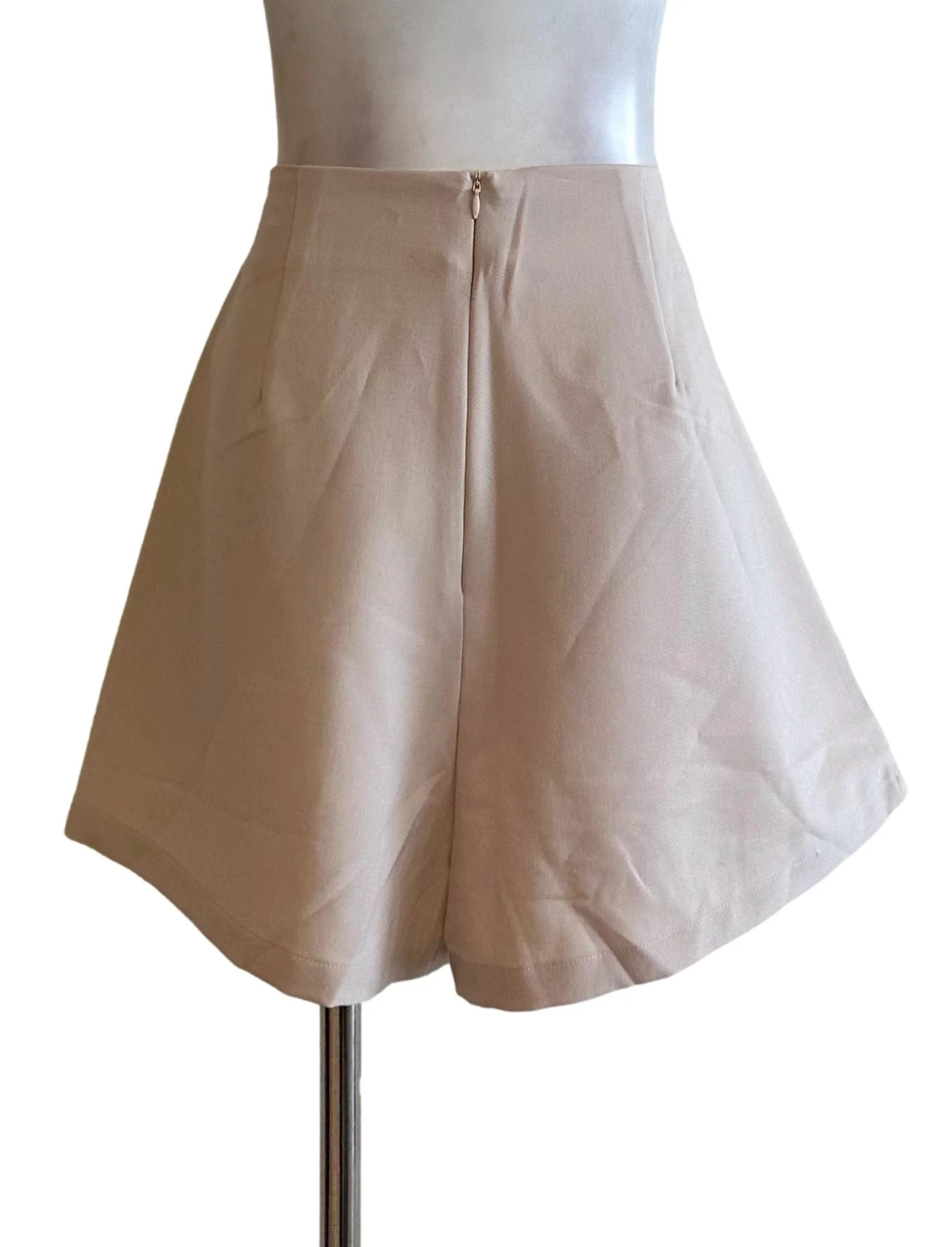Light Beige Wrap Shorts - Image 2