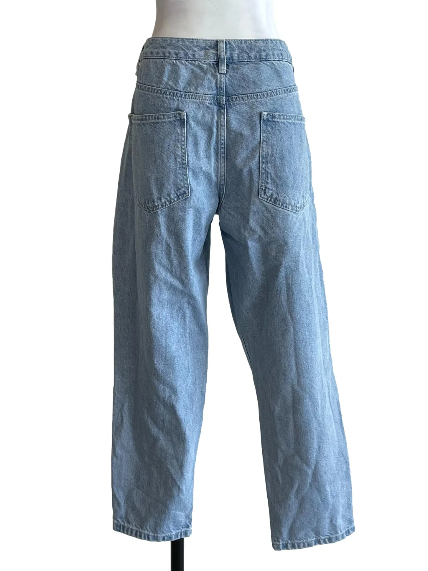 Light Blue Fit Ankle Jeans - Image 2