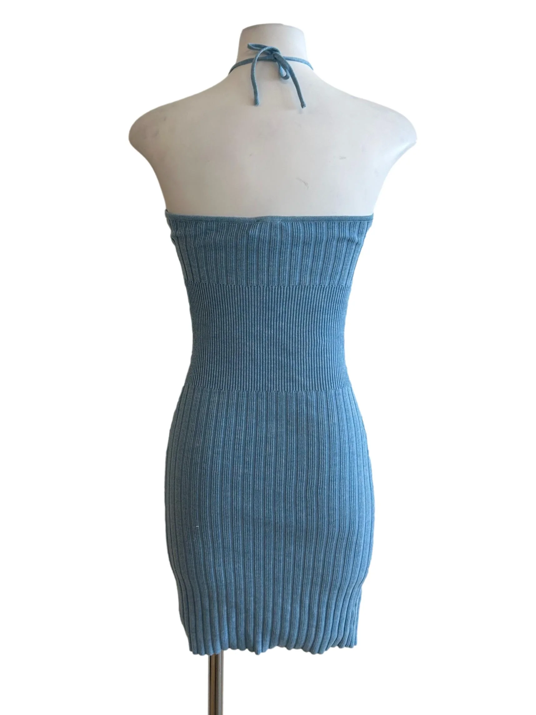 Light Blue Halter Min Dress - Image 2