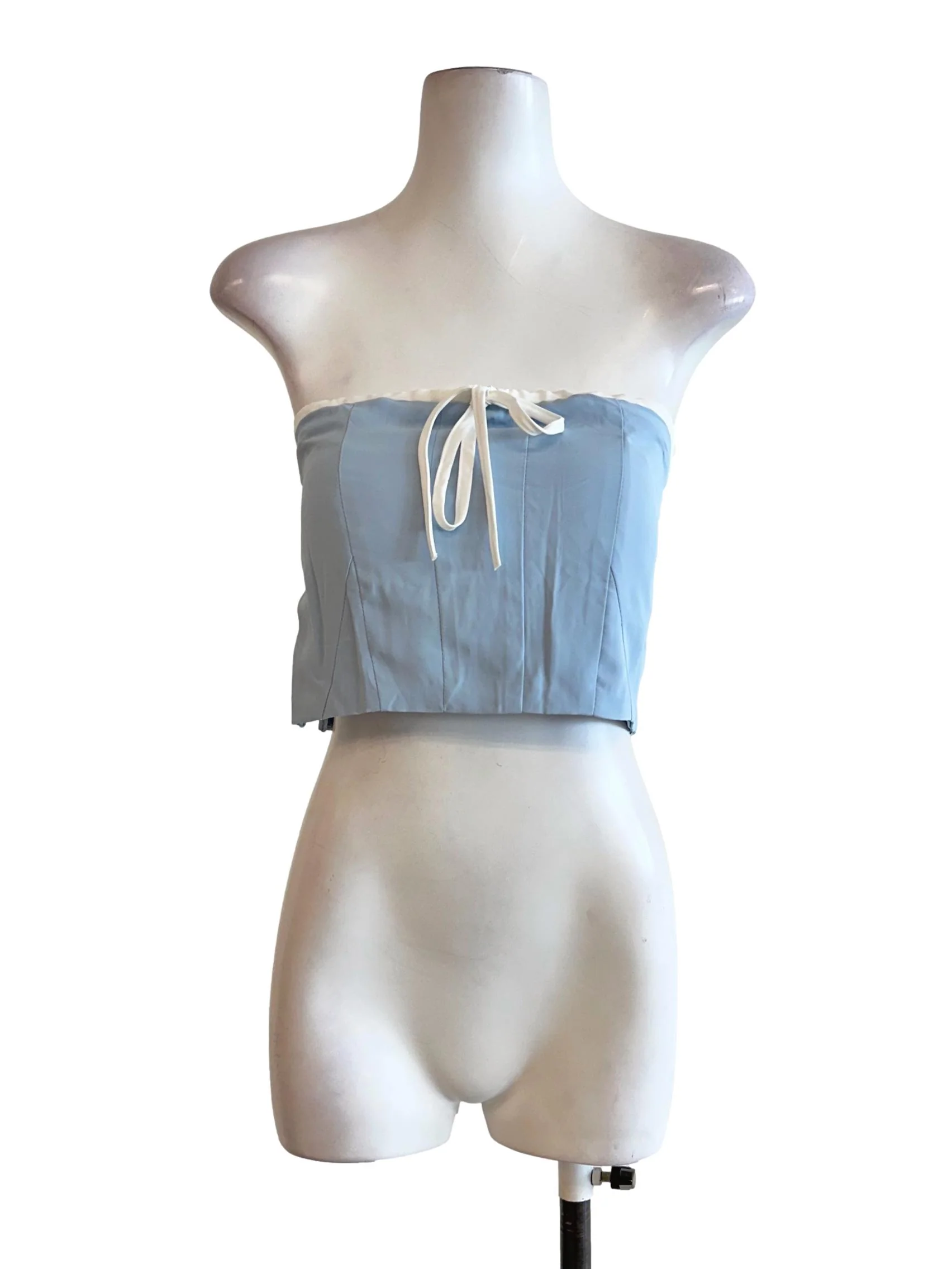 Light Blue Plain Tube Top