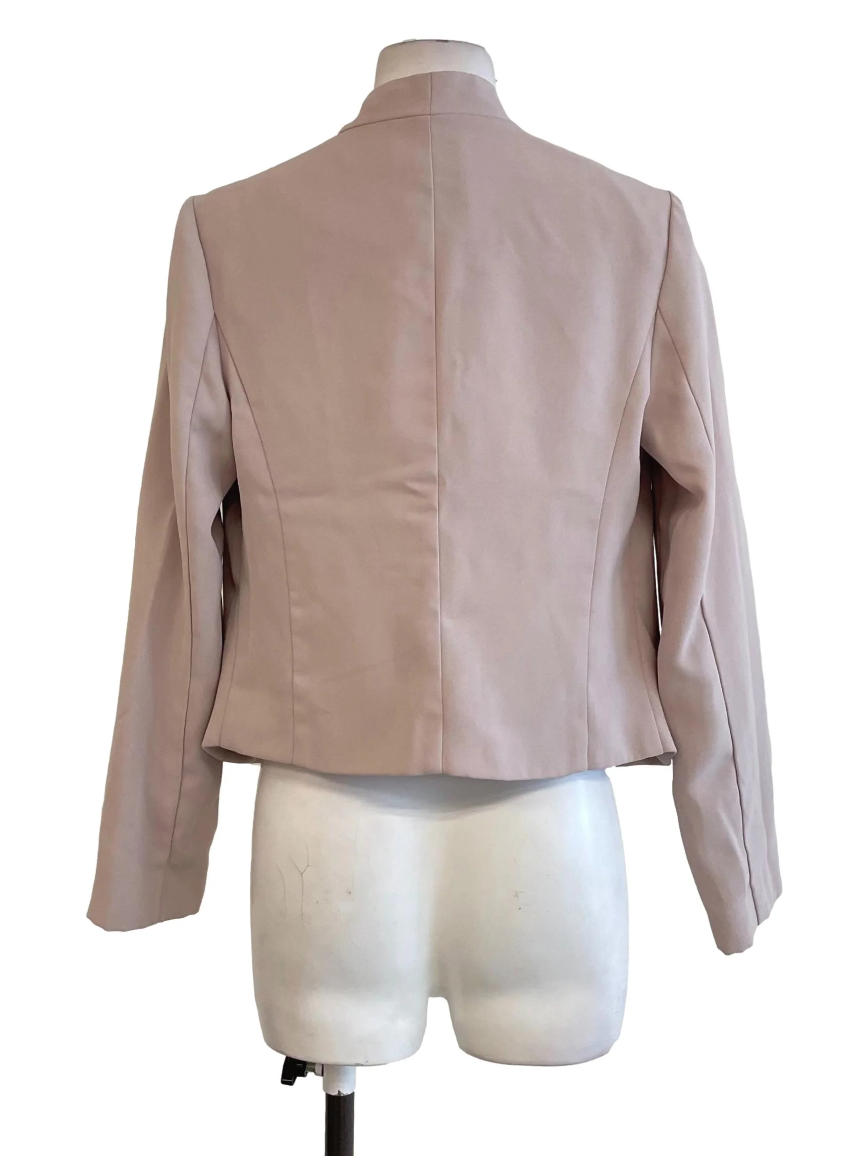 Light Nude Open Front Jacket - Image 2