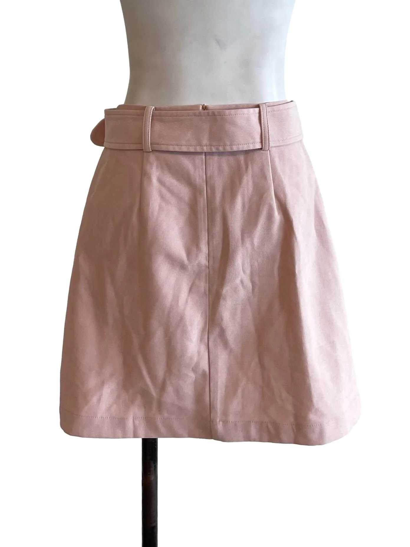 Light Pink A-Line Mini Skirt - Image 2