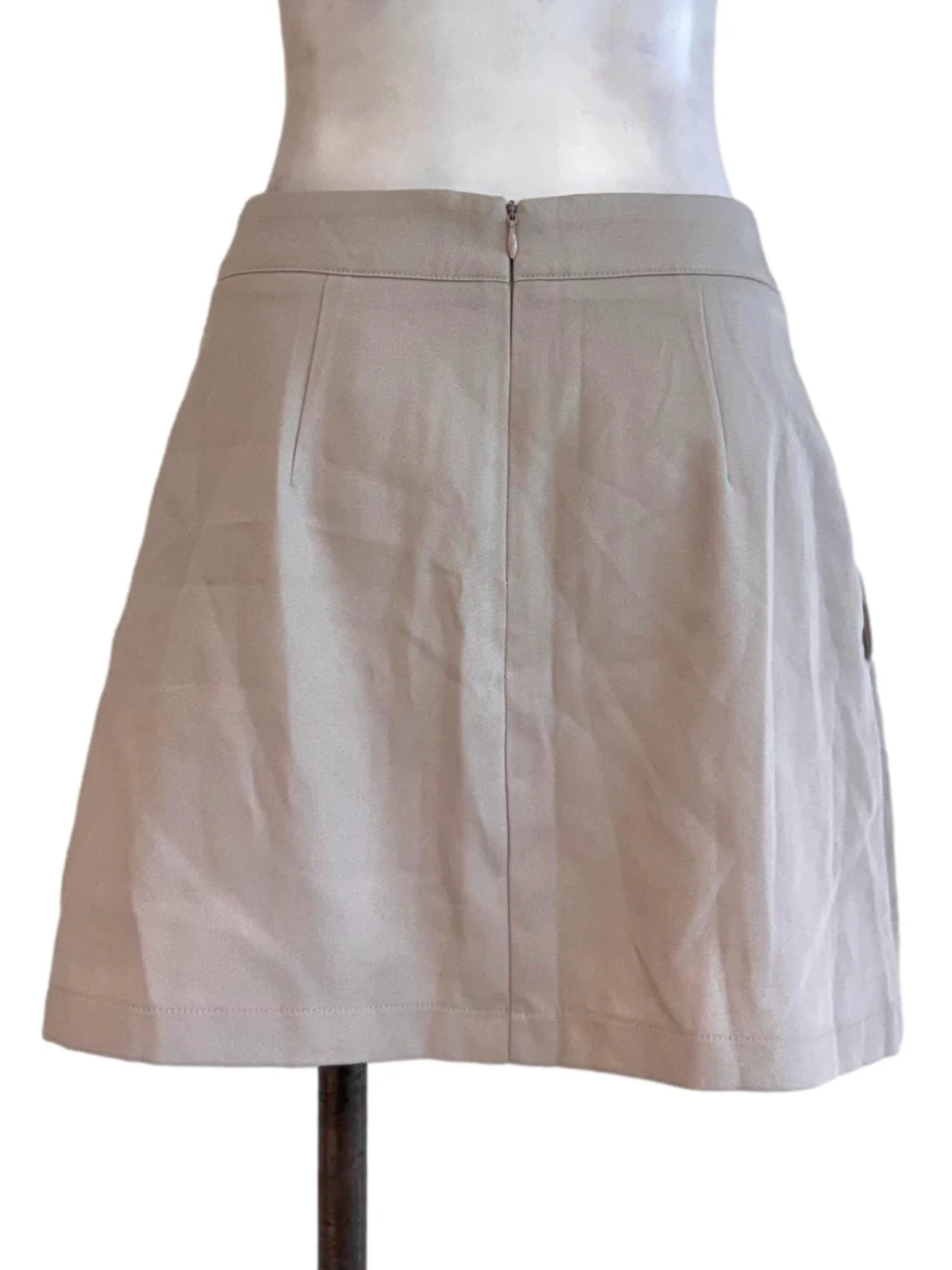 Light Taupe Overlay Mini Skort - Image 2