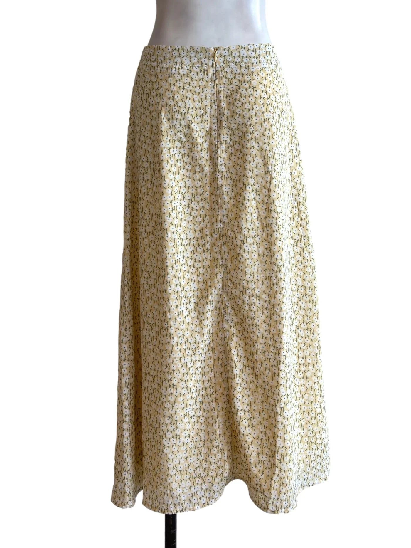 Light Yellow Floral Maxi Skirt TTR - Image 2