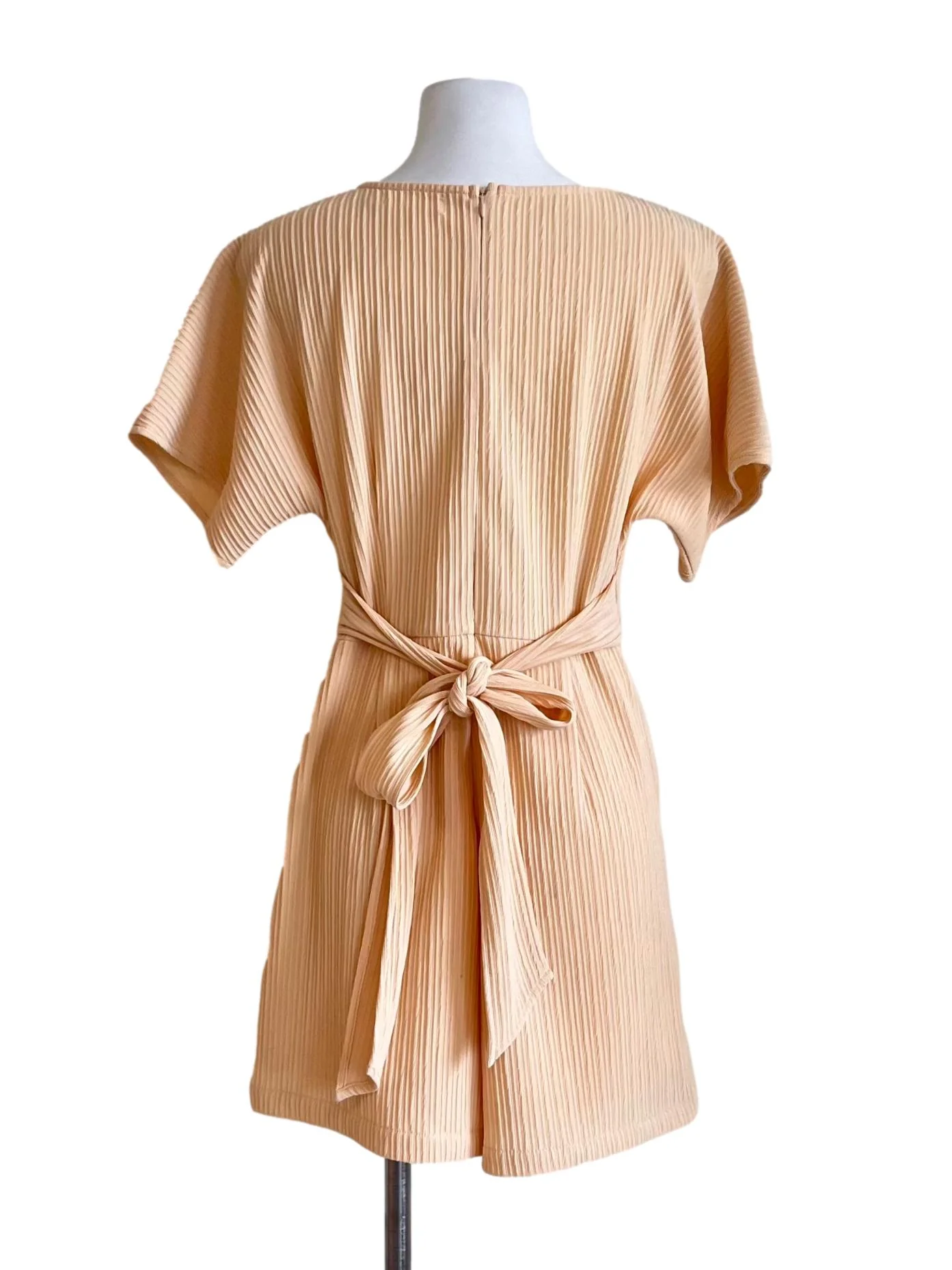 Light Yellow Wrap Romper - Image 2