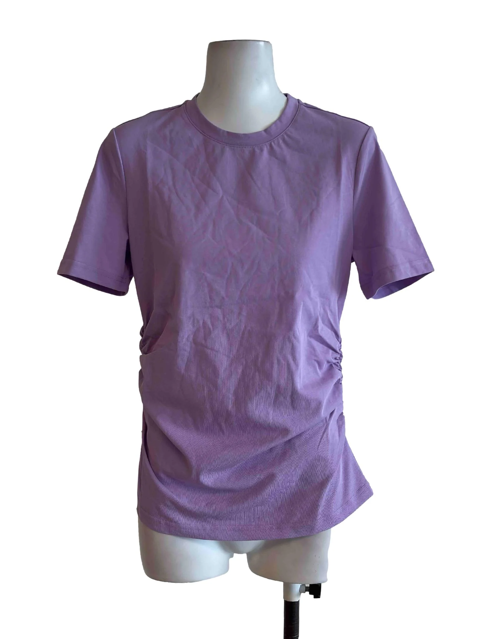 Lilac Purple Cinched Waist Top