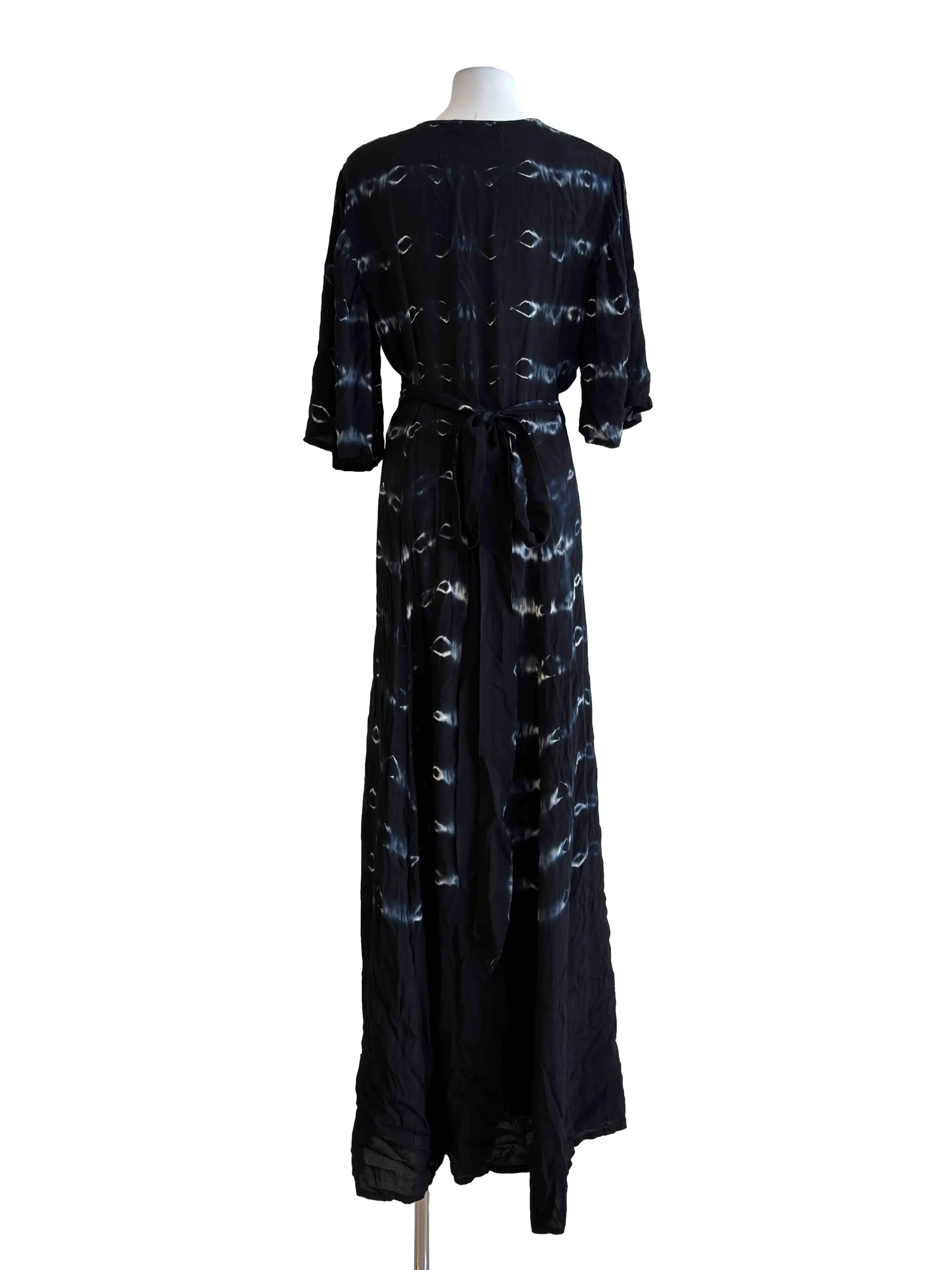 Mae Wrap Dress - Black CSN - Image 2
