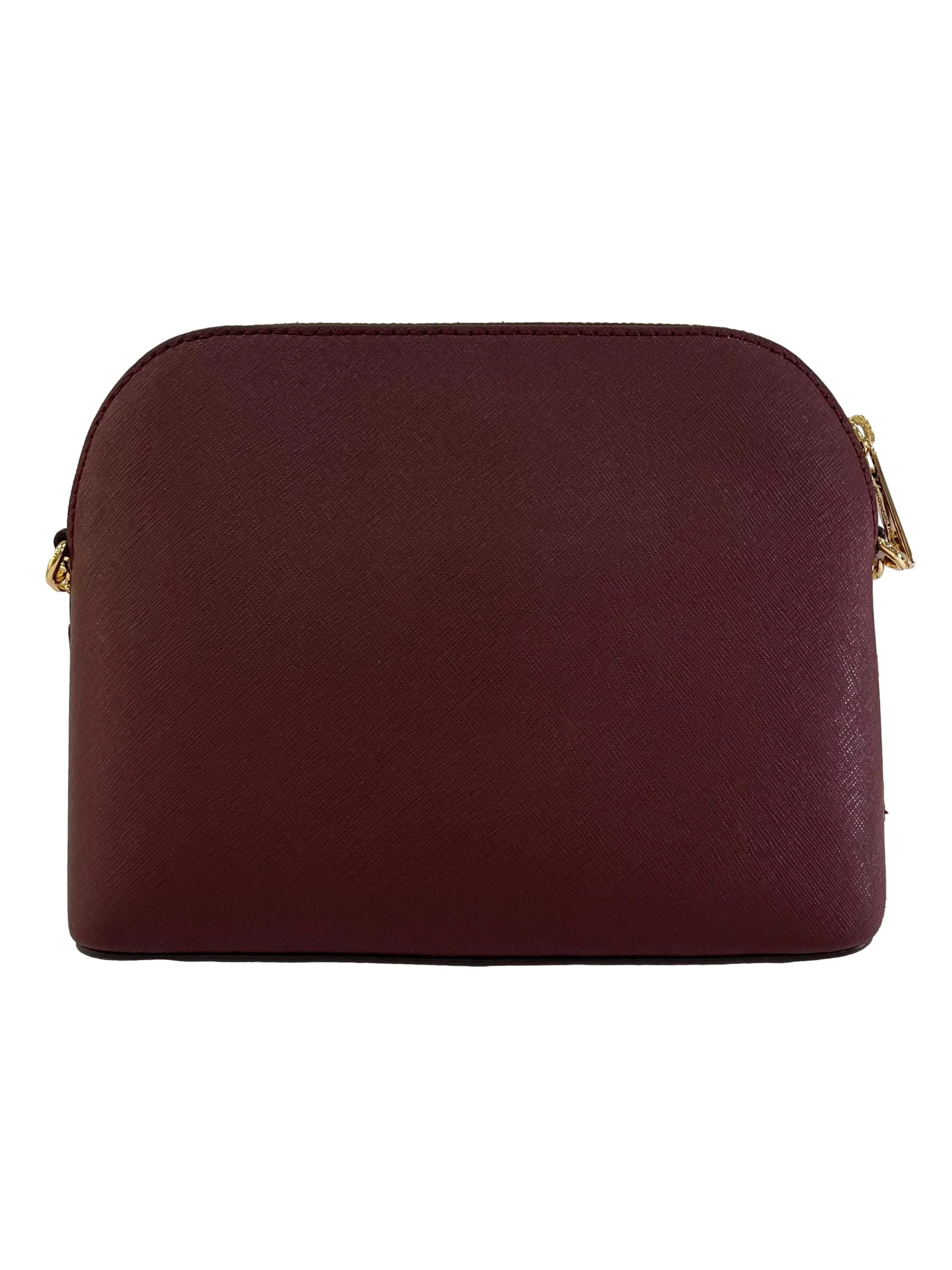 Maroon Leather Jet Set Travel Crossbody Bag CSN - Image 3