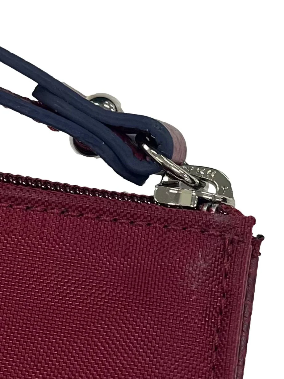 Maroon Nylon Le Pliage Club Coin Pouch CSN - Image 5