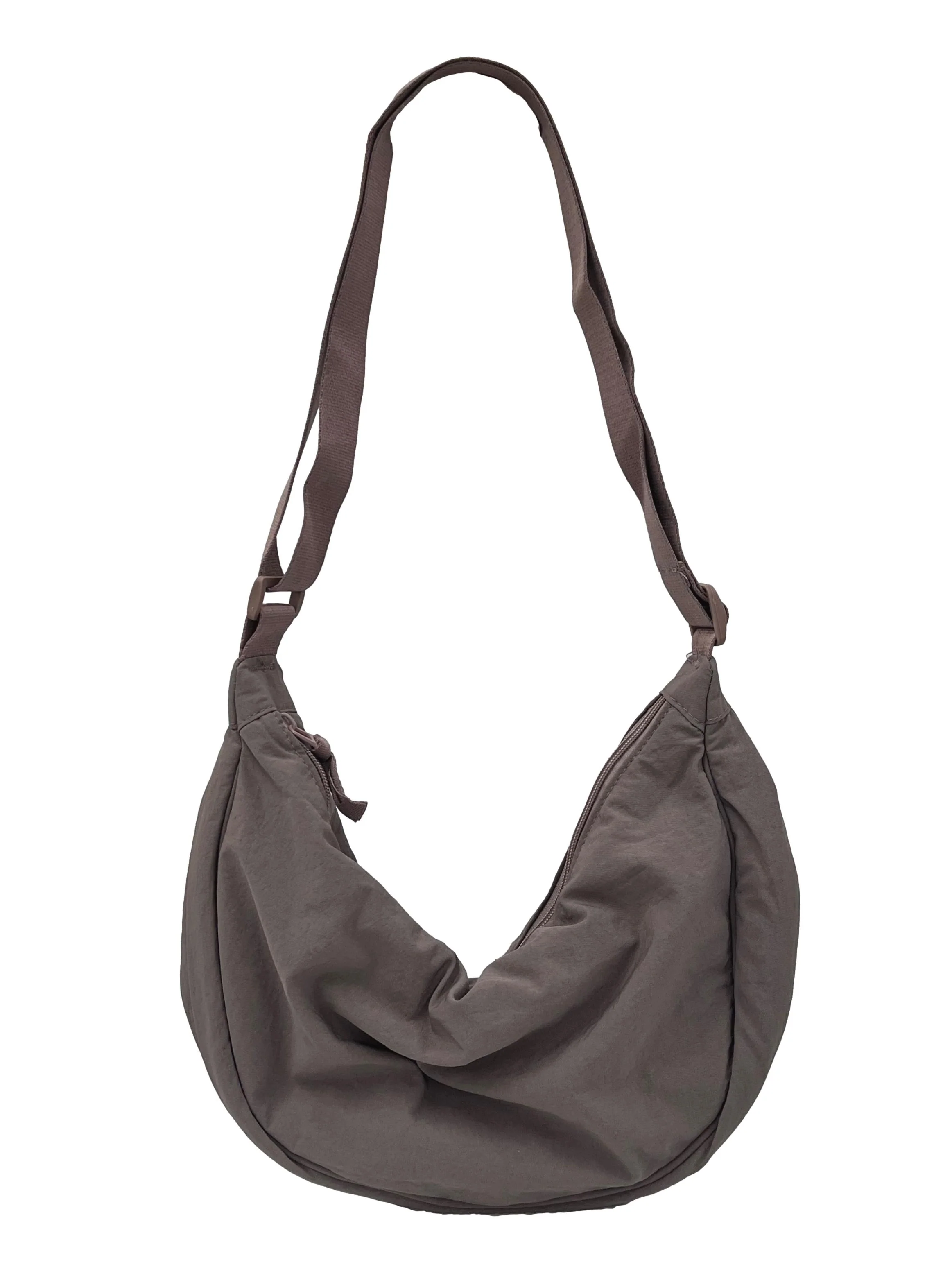 Mauve Crescent Crossbody Bag - Image 2