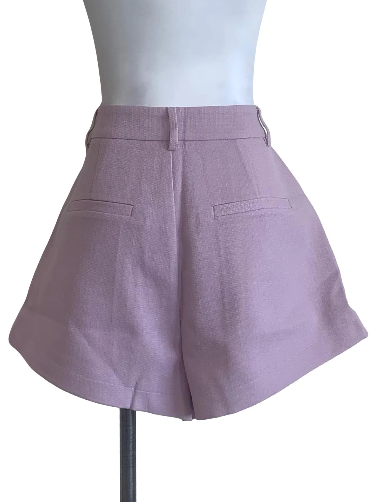 Mauve Purple Wide Leg Shorts - Image 2