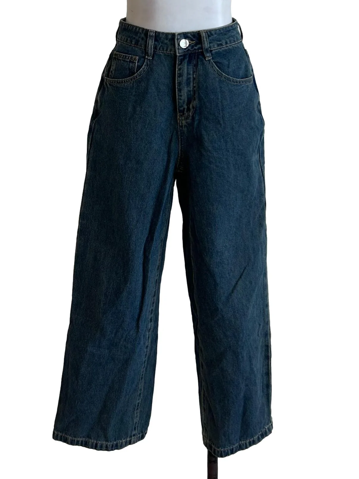 Medium Blue High Waisted Jeans