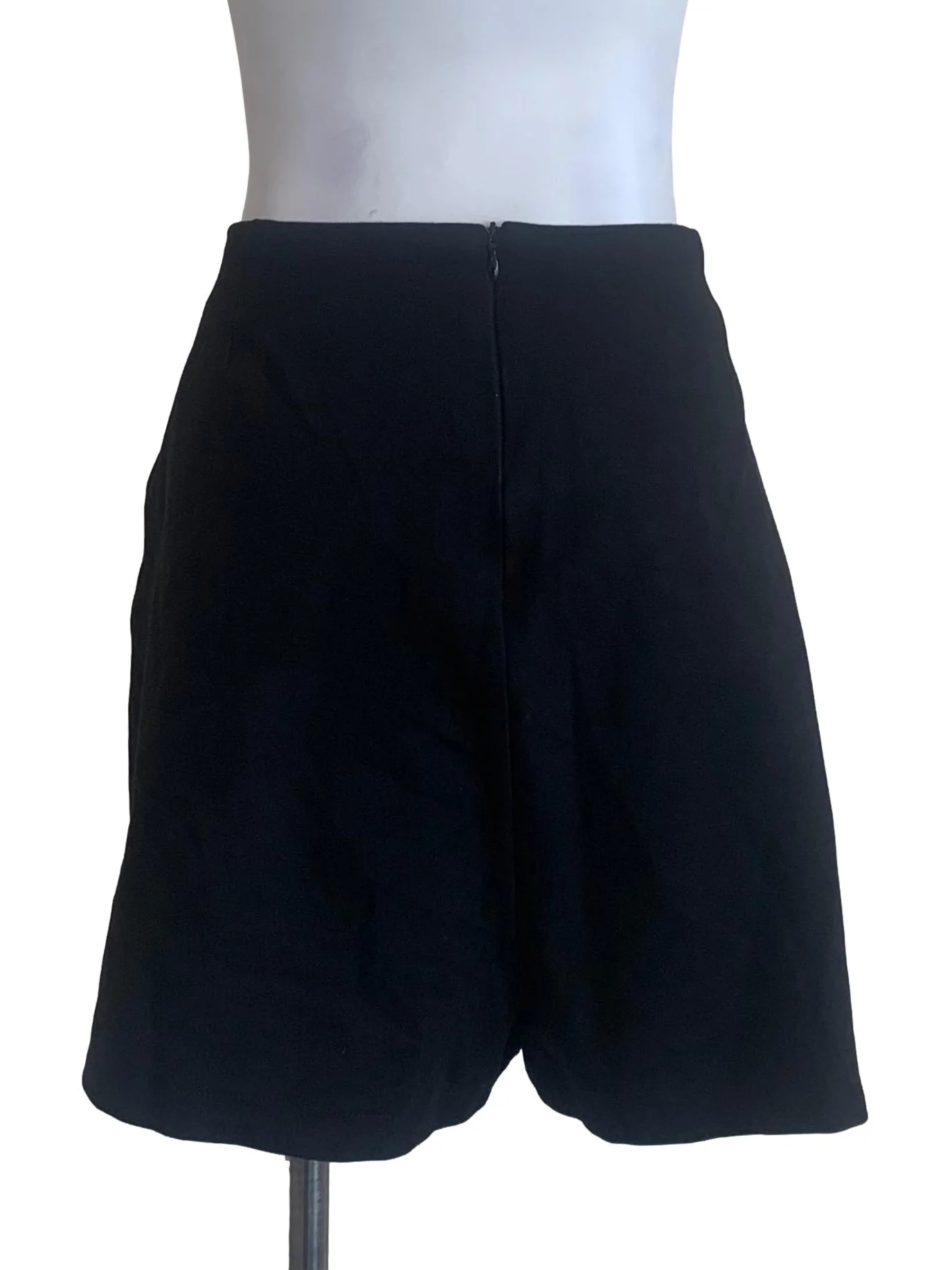 Midnight Black Front Slit Skorts - Image 2
