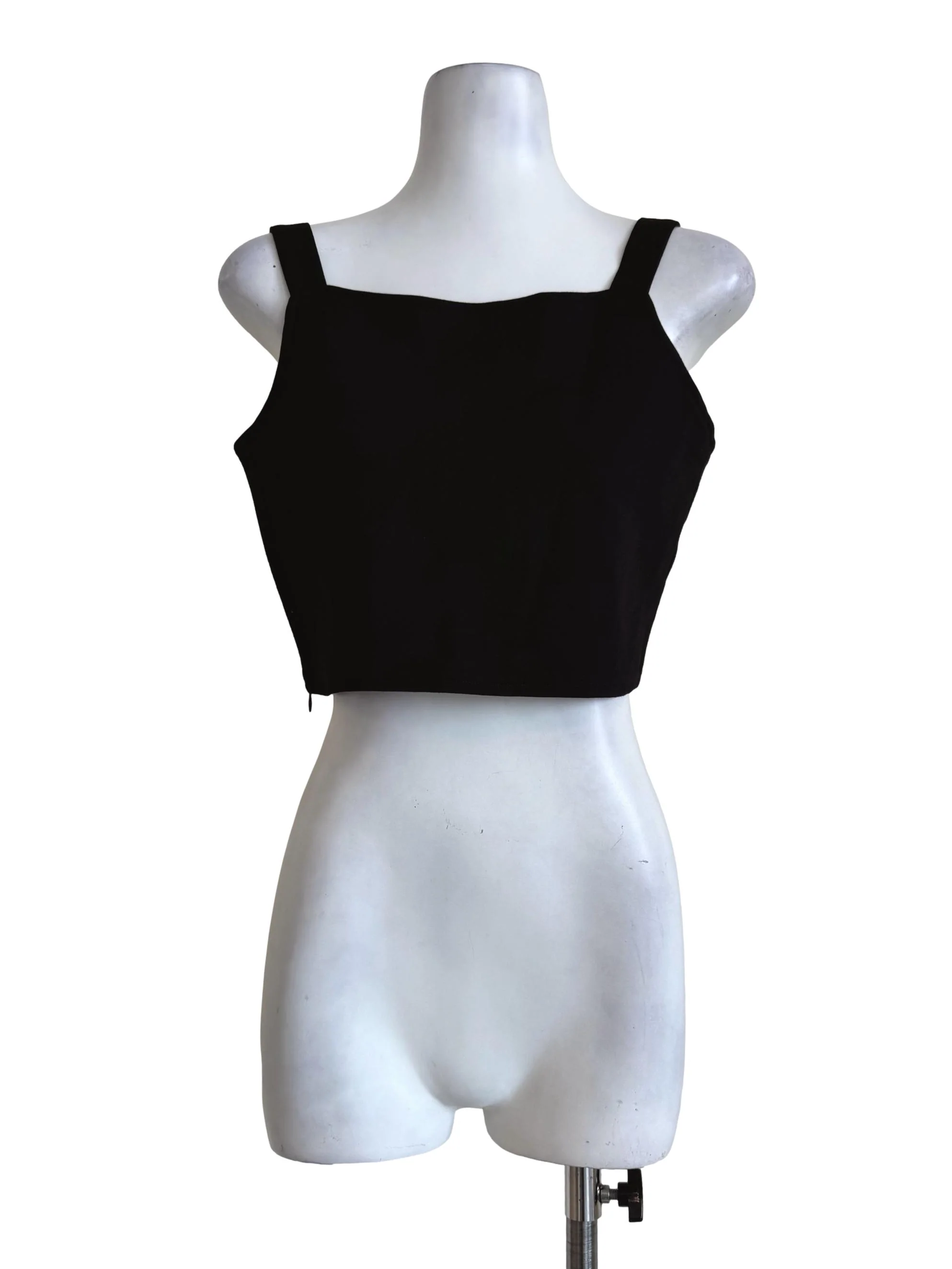 Midnight Black Sleeveless Bralet
