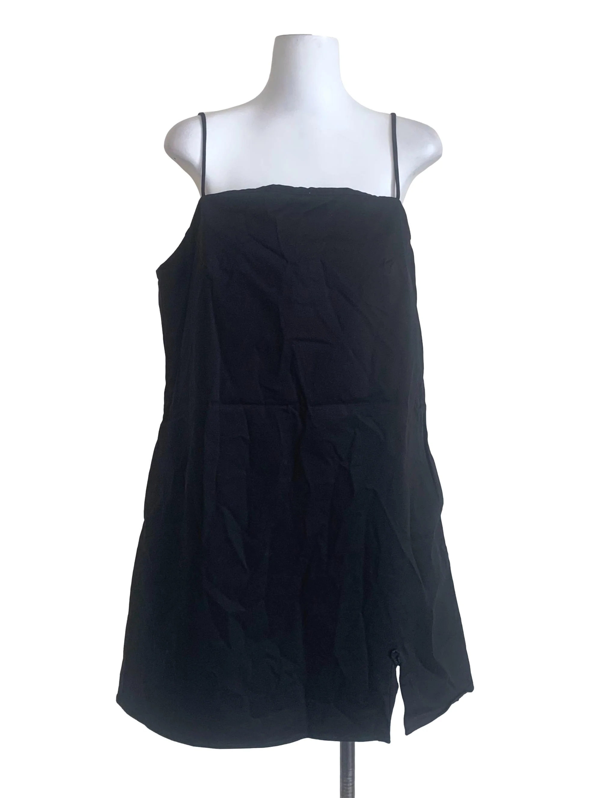 Midnight Black Slip Dress LB