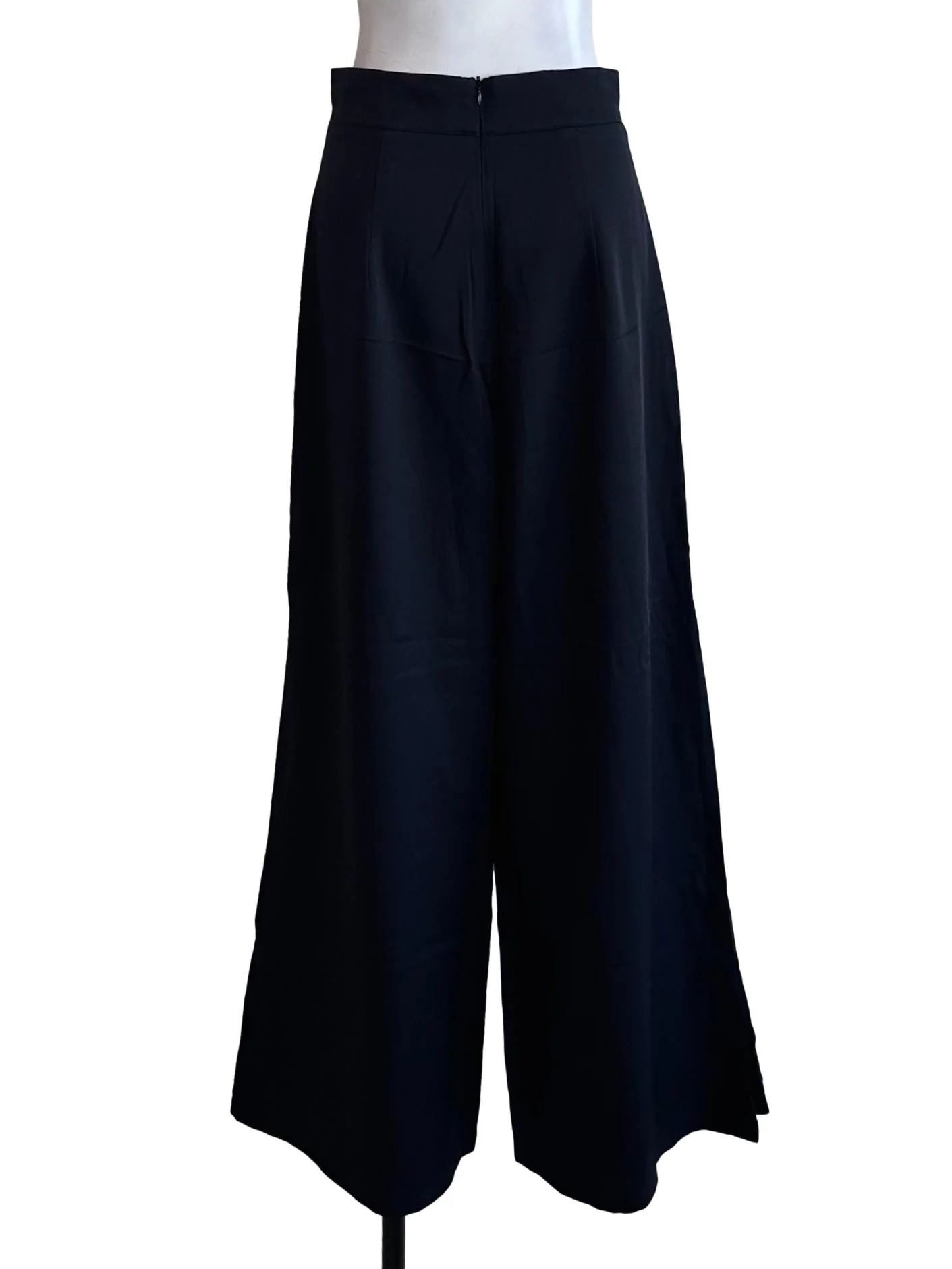 Midnight Blue High Waist Slit Pants - Image 2