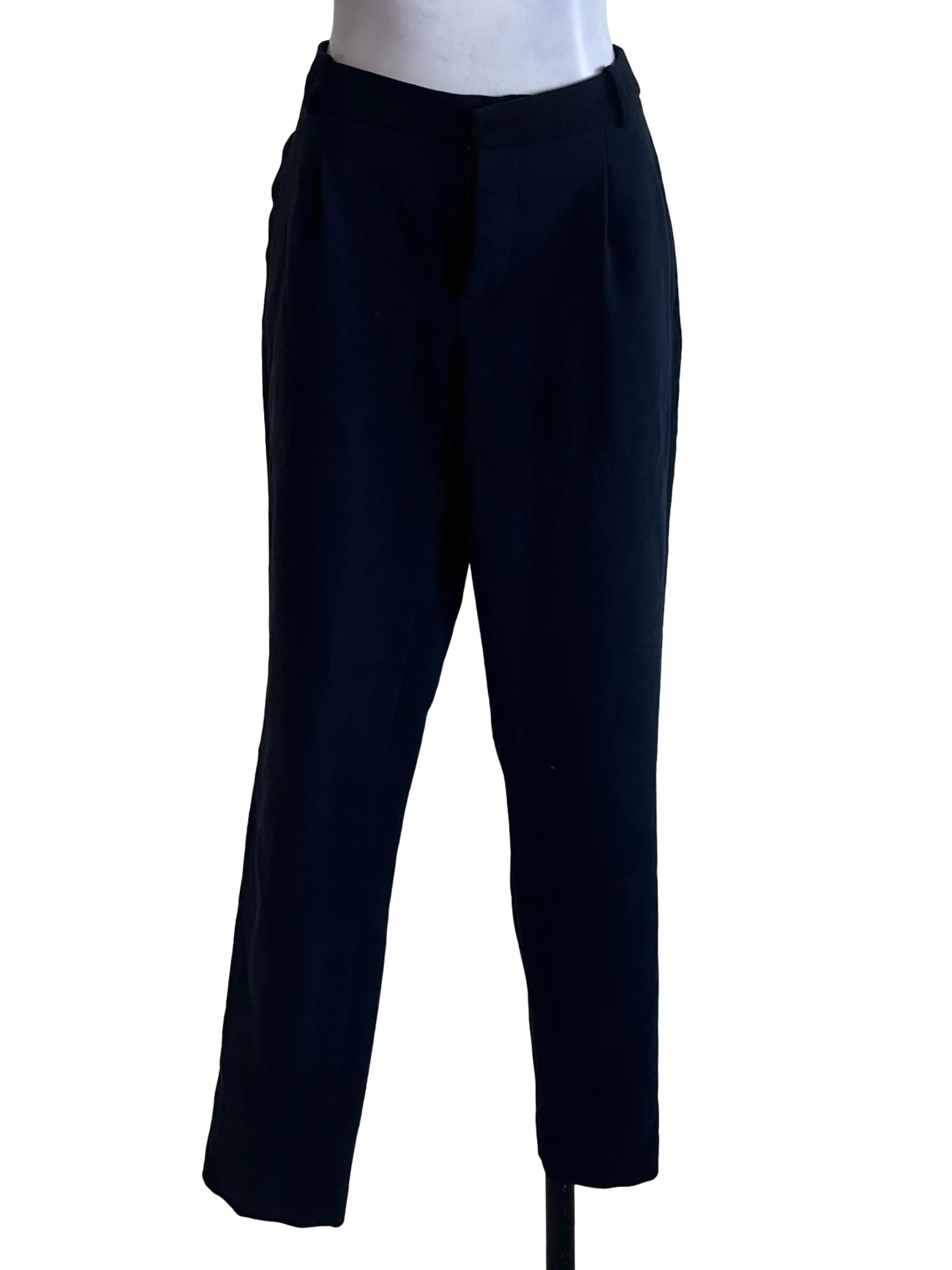 Midnight Blue Straight Formal Pants