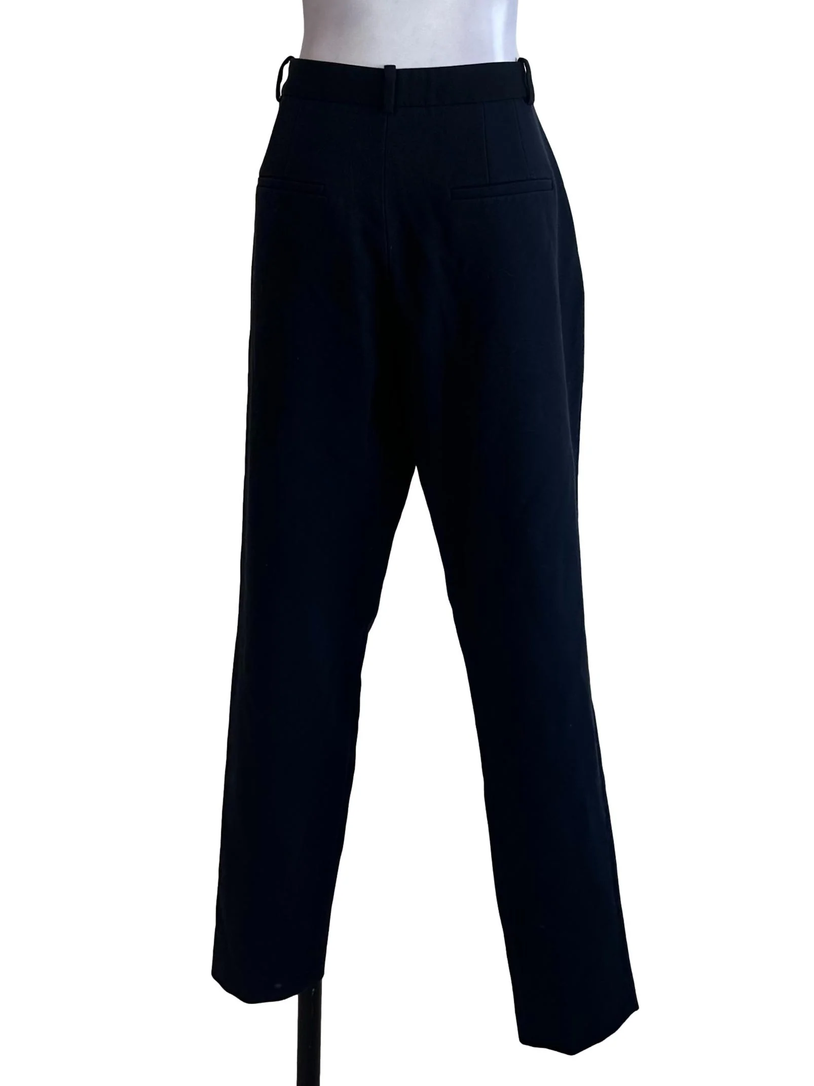 Midnight Blue Straight Formal Pants - Image 2