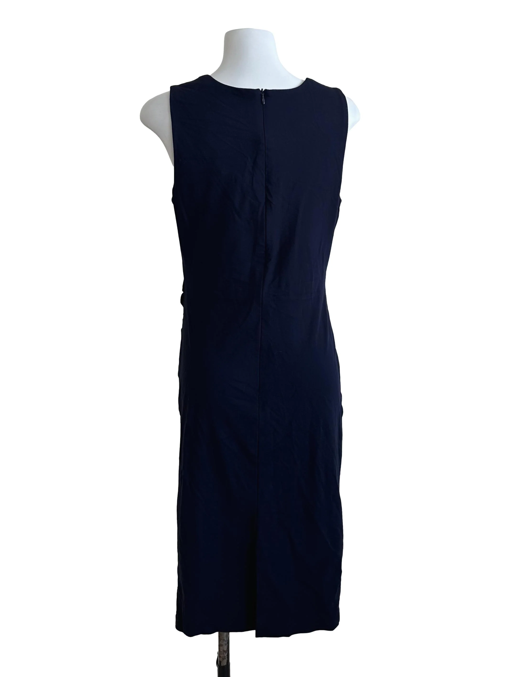 Midnight Blue Sweetheart Ruched Dress - Image 2