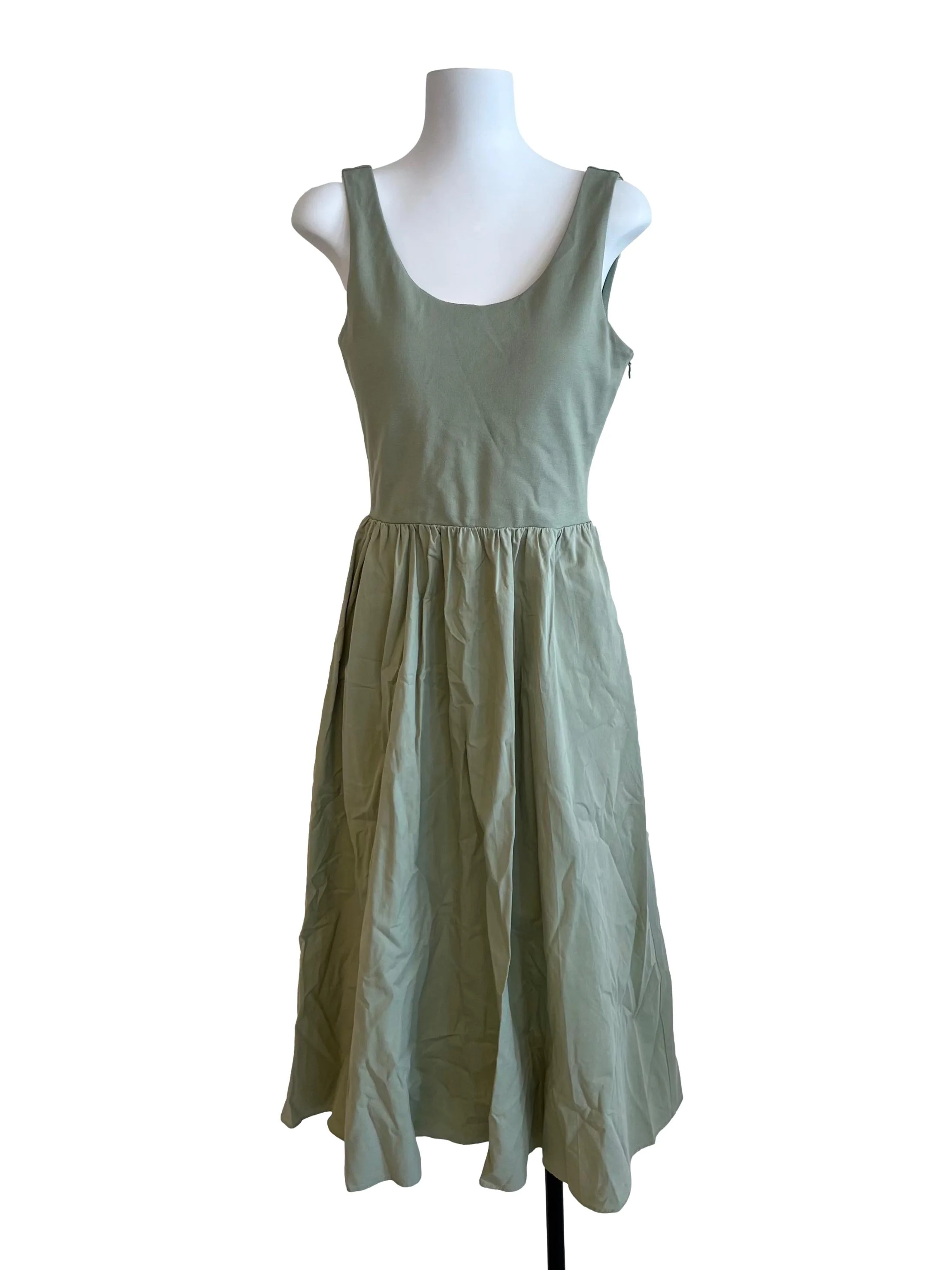 Mint Green Knee-Length Dress
