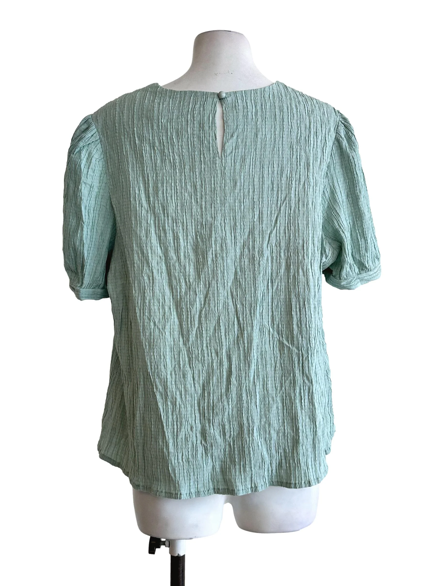 Mint Green Textured Top - Image 2
