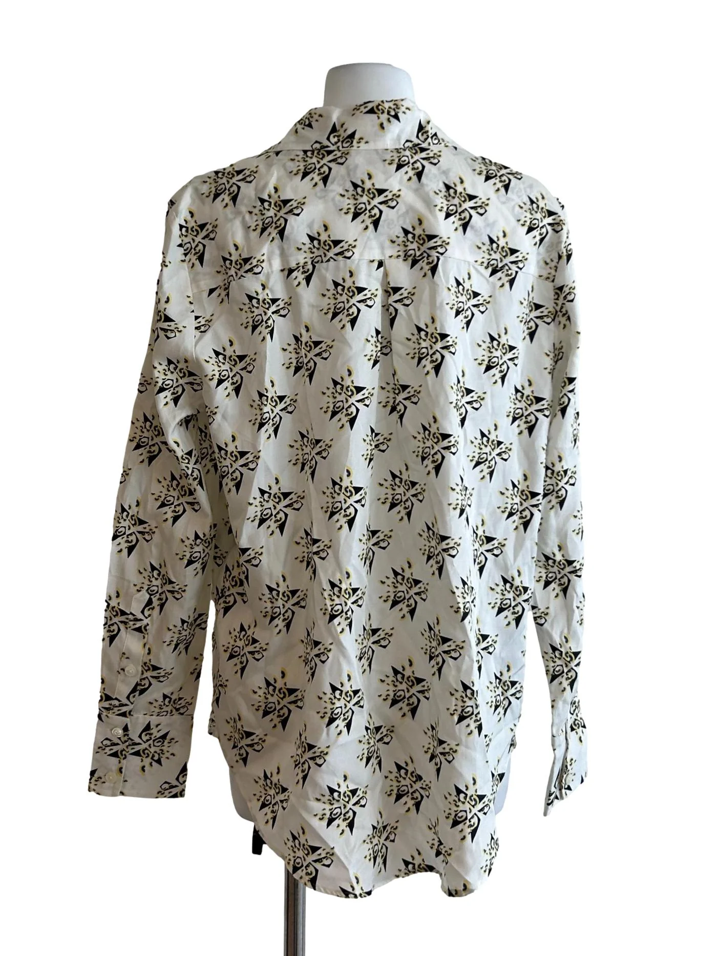 Montrieul Shirt - Button-Down Long Sleeve Blouse In Geometric Print CSN - Image 5