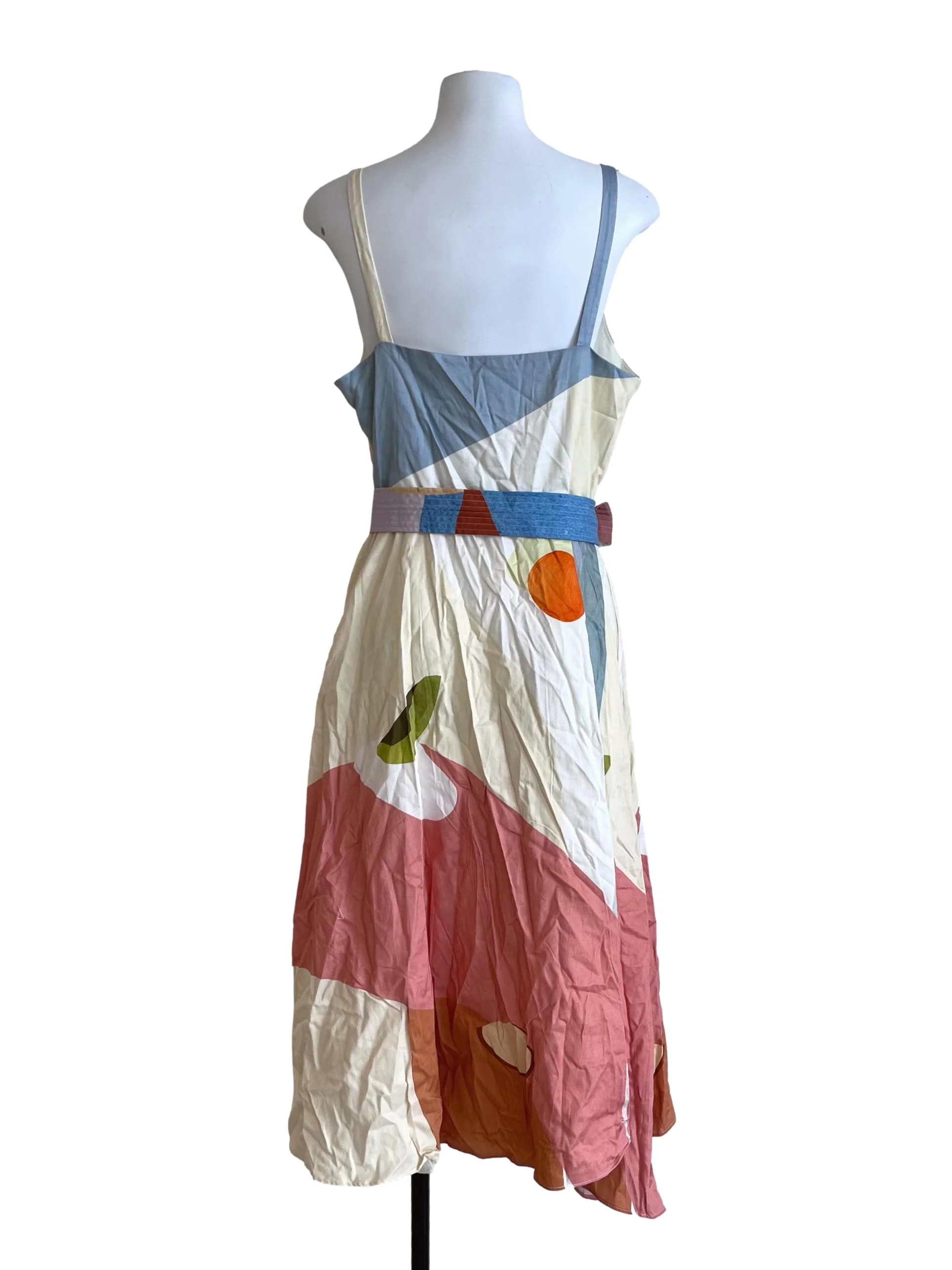 Morning White Cotton Midi Dress OSN - Image 2
