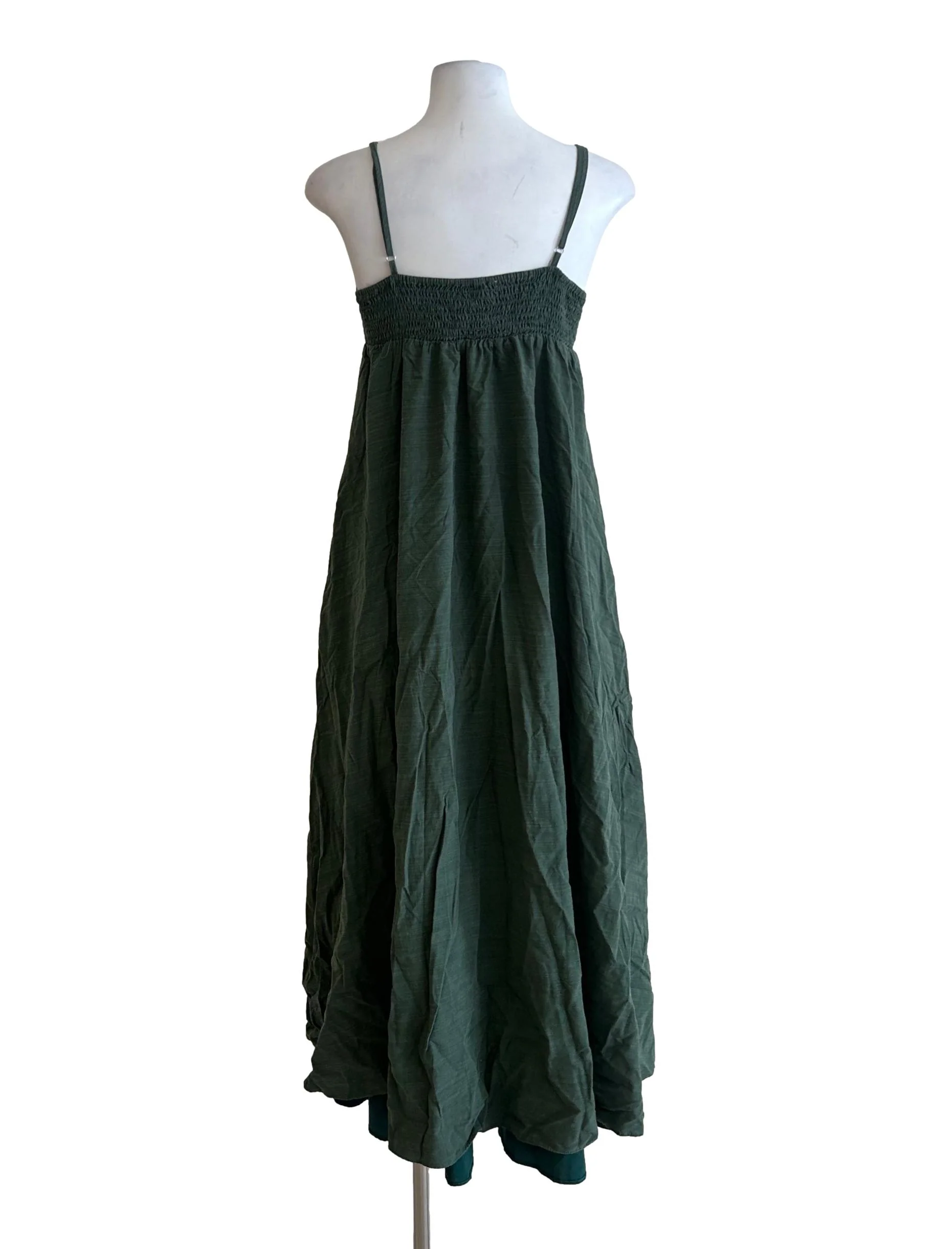 Moss Green Cami Dress - Image 2