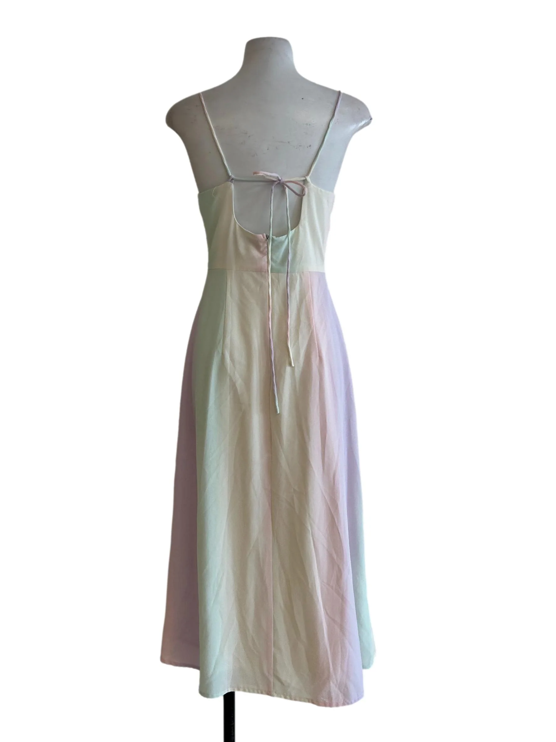 Multi Color Spaghetti Strap Dress - Image 2