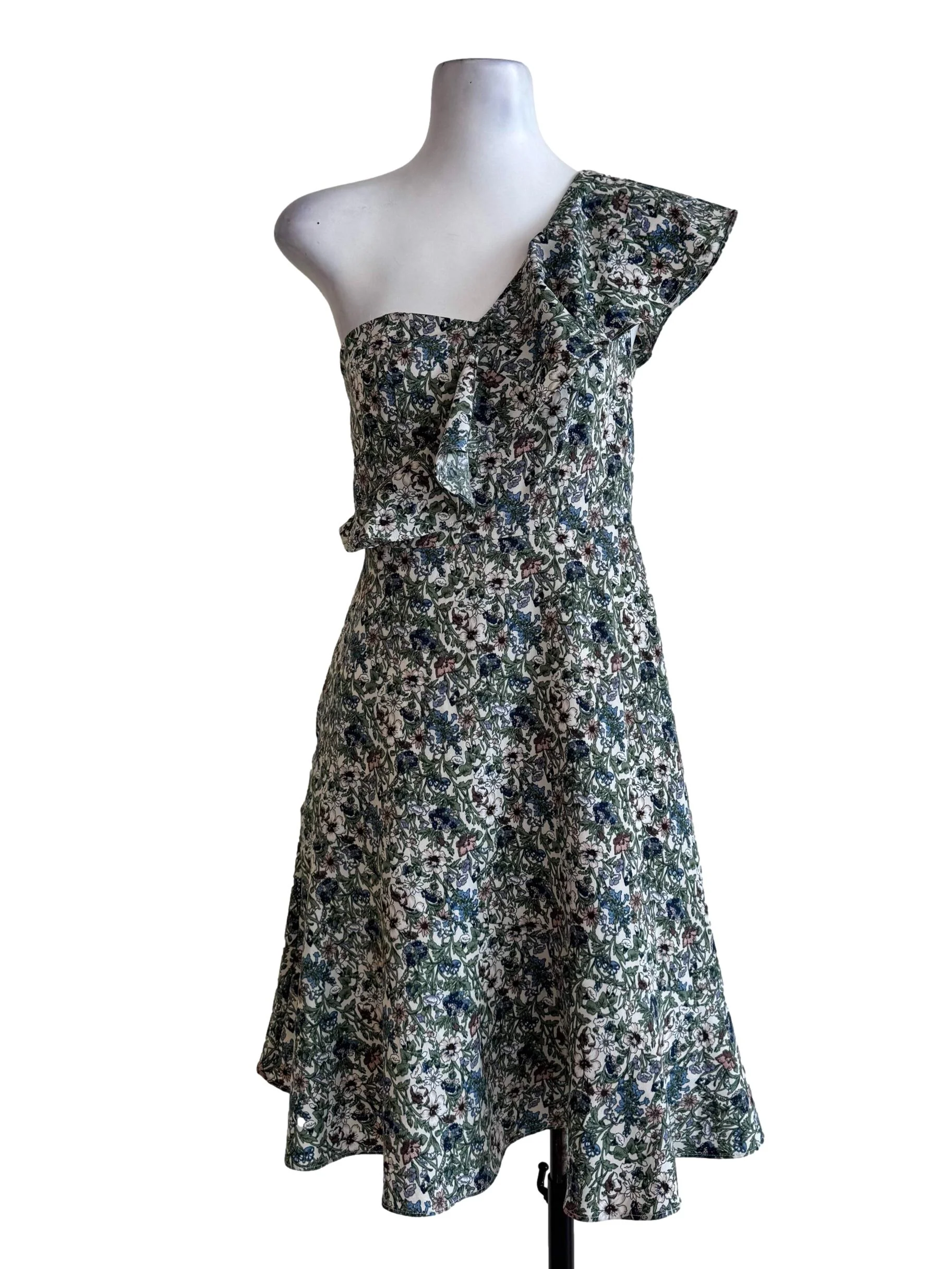 Multicolor Toga Dress