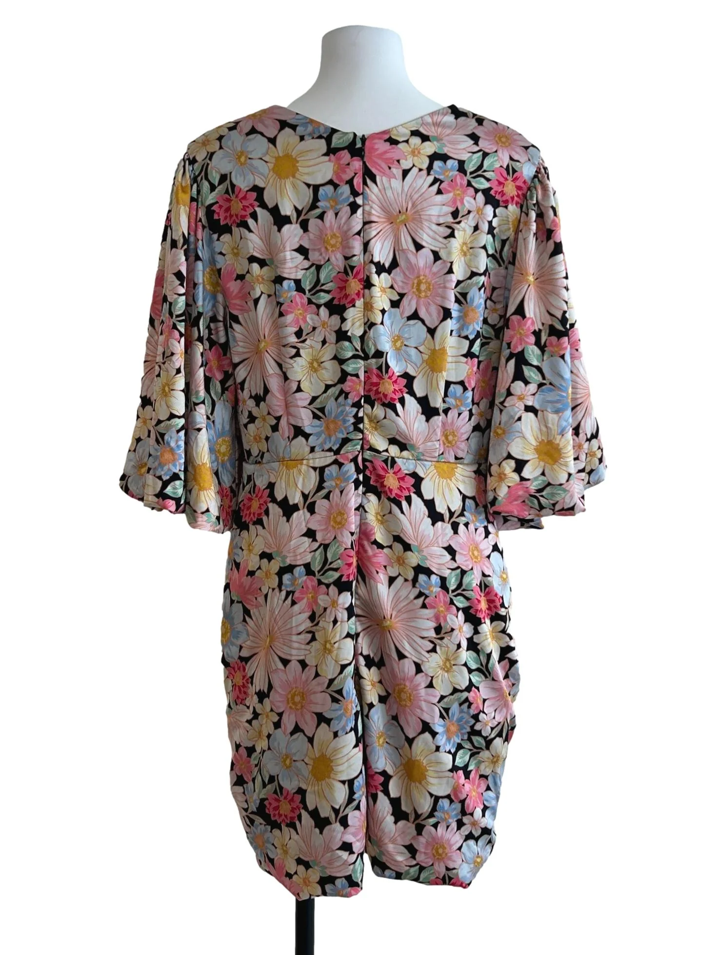 Multicolor Floral Long Sleeve Dress - Image 2