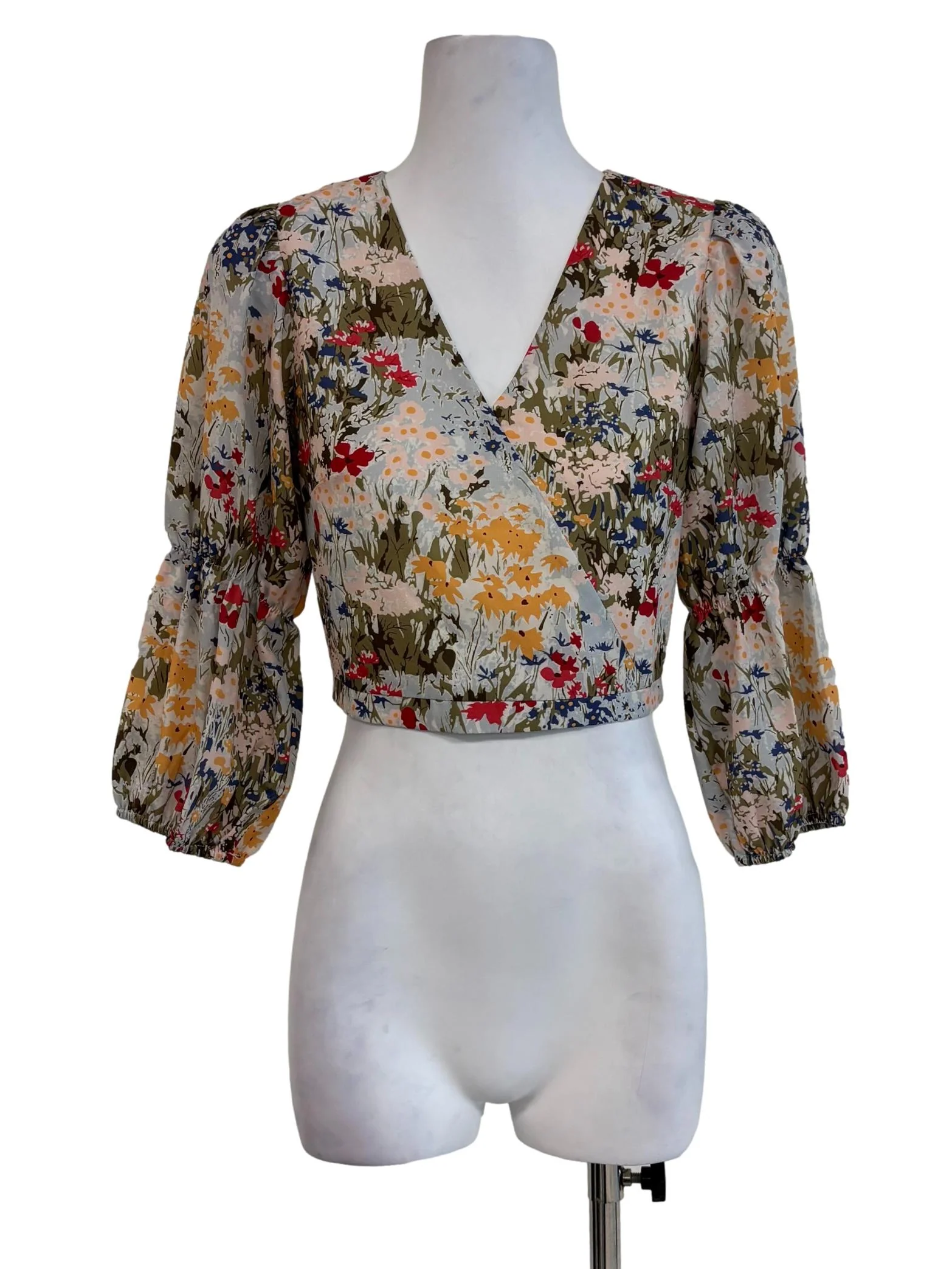 Multicolor Floral Print Blouse