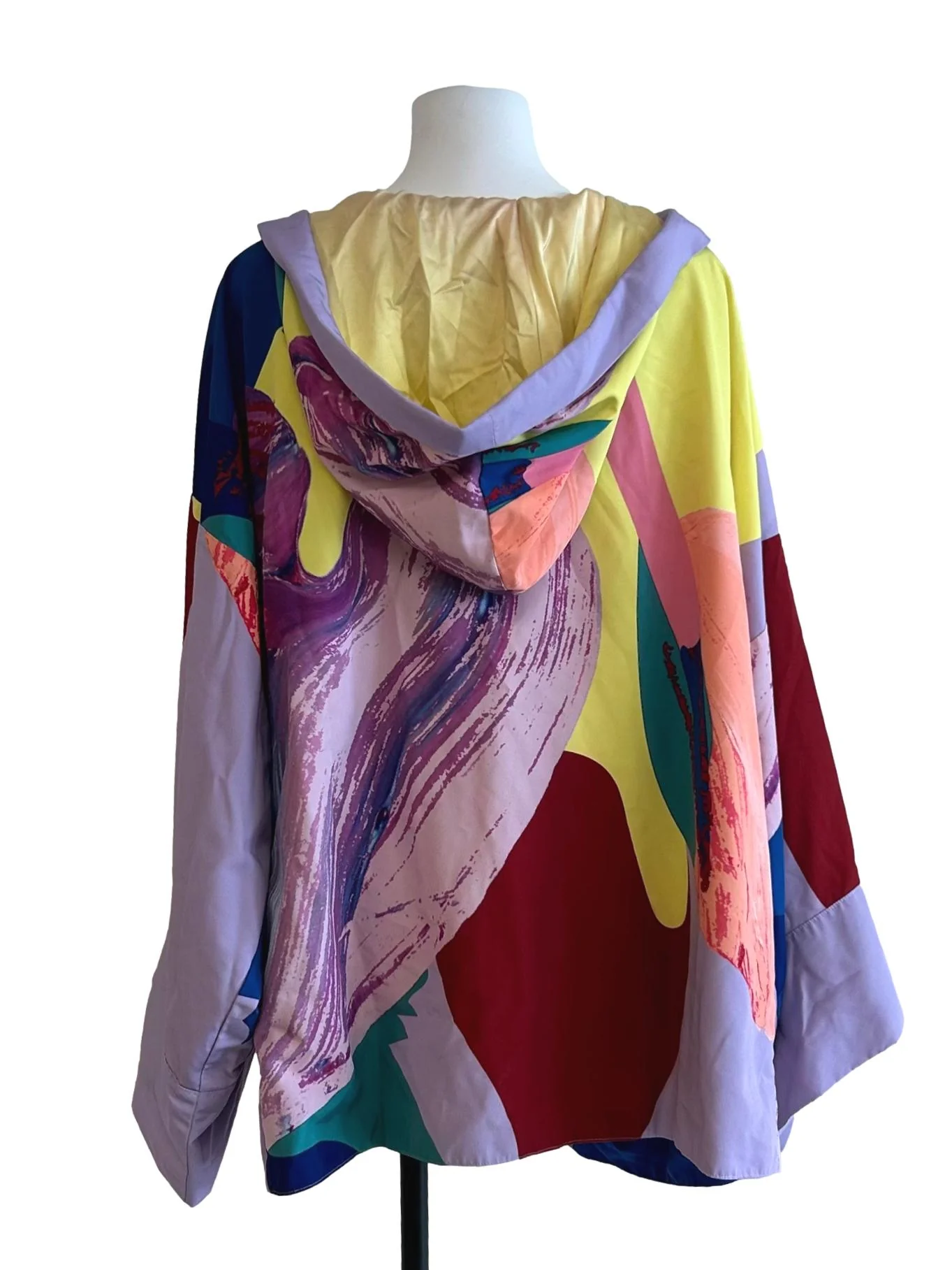 Multicolor Kimono Hoodie - Image 2