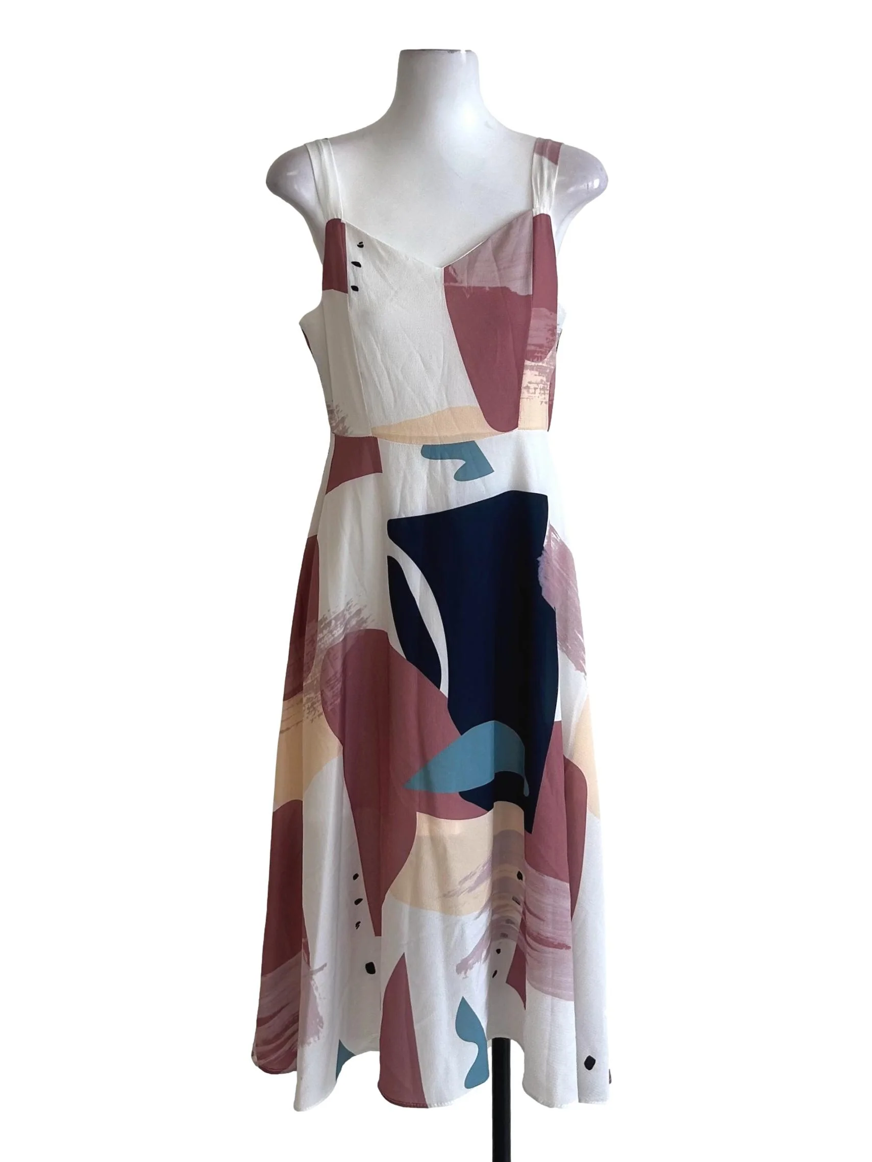 Multicolor Midi Dress