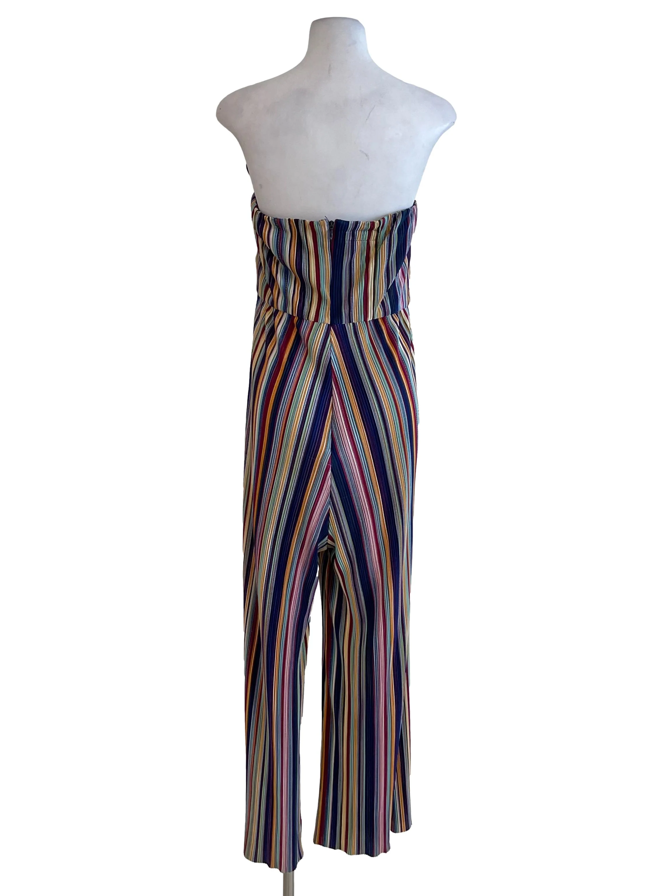 Multicolor Strapless Jumpsuit - Image 2