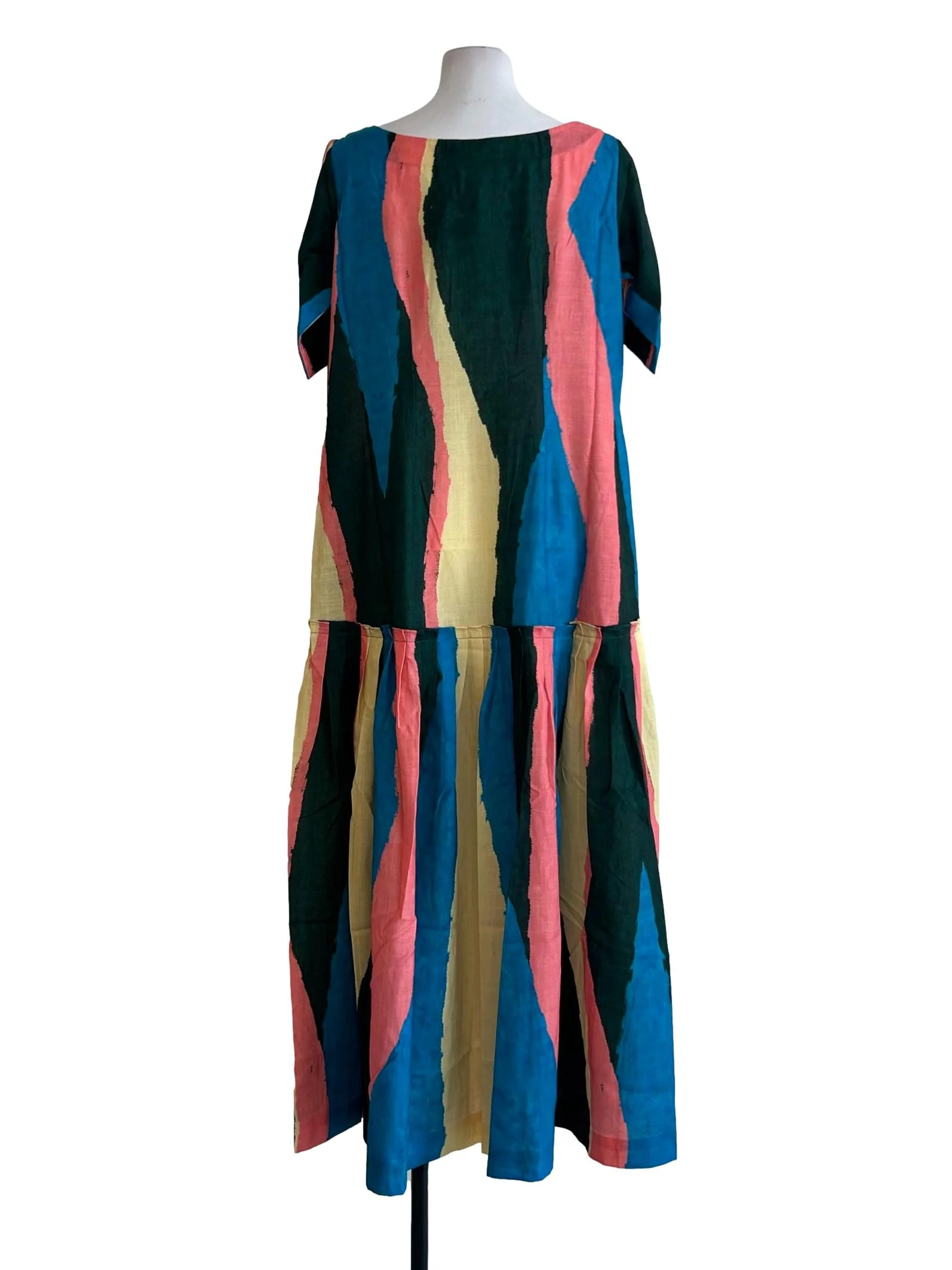 Multicolour Abstract Printed Dress - Image 2