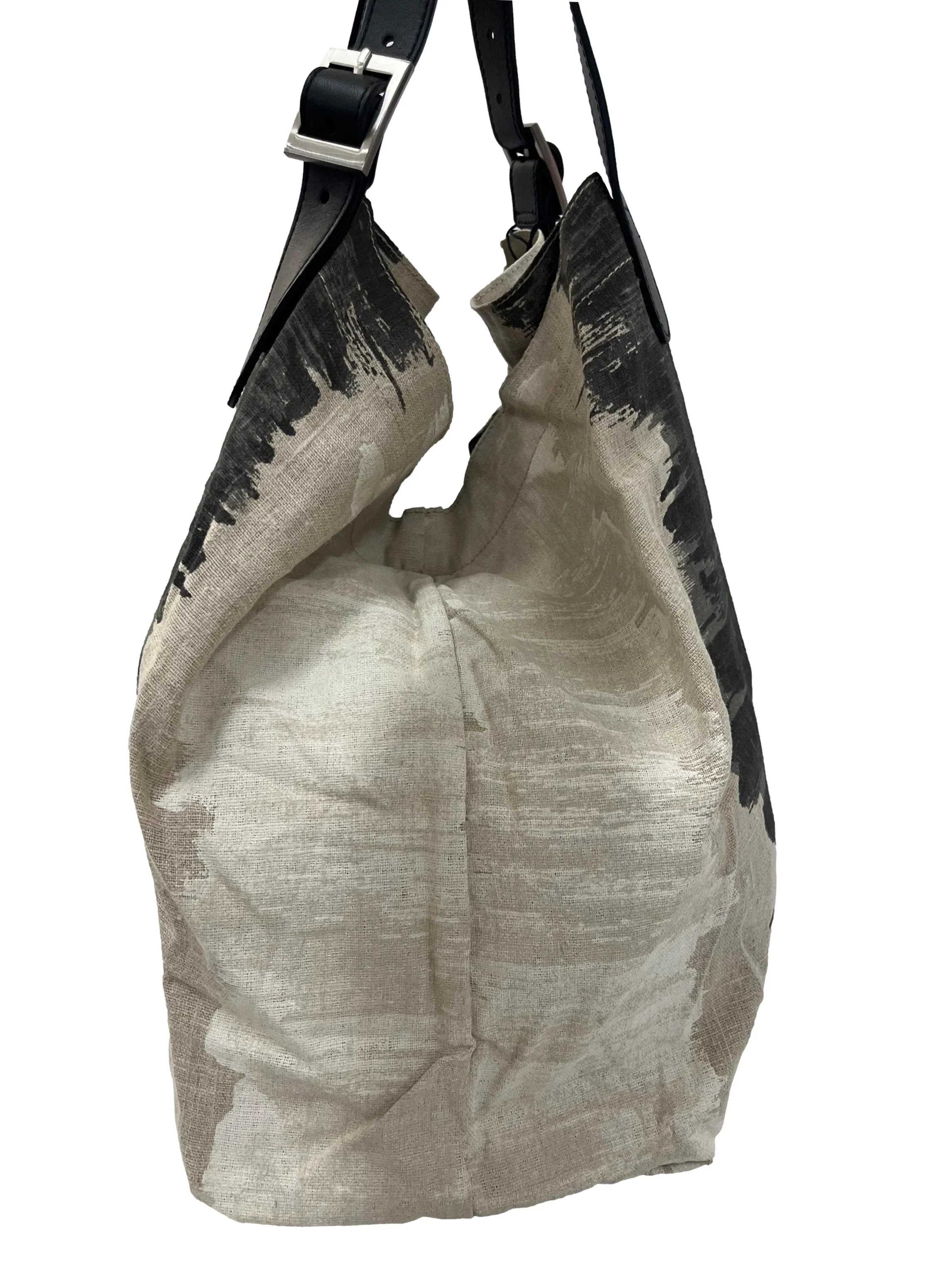 Multicolour Fabric Weekender Tote Bag - Image 4