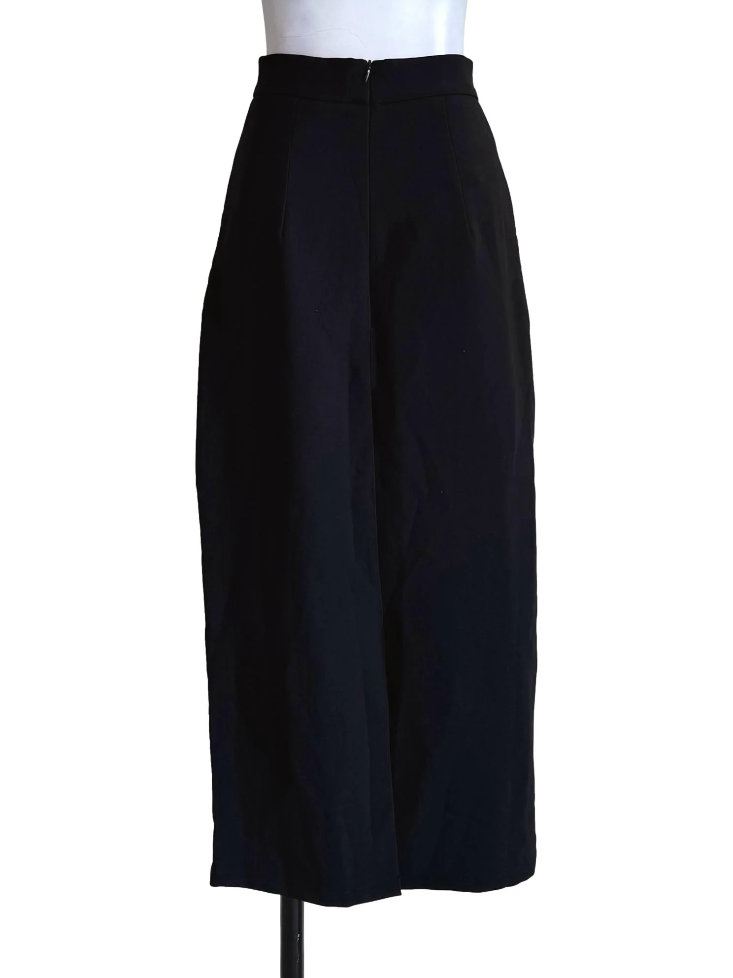 Muted Black Pencil Cut Skirt - Image 2