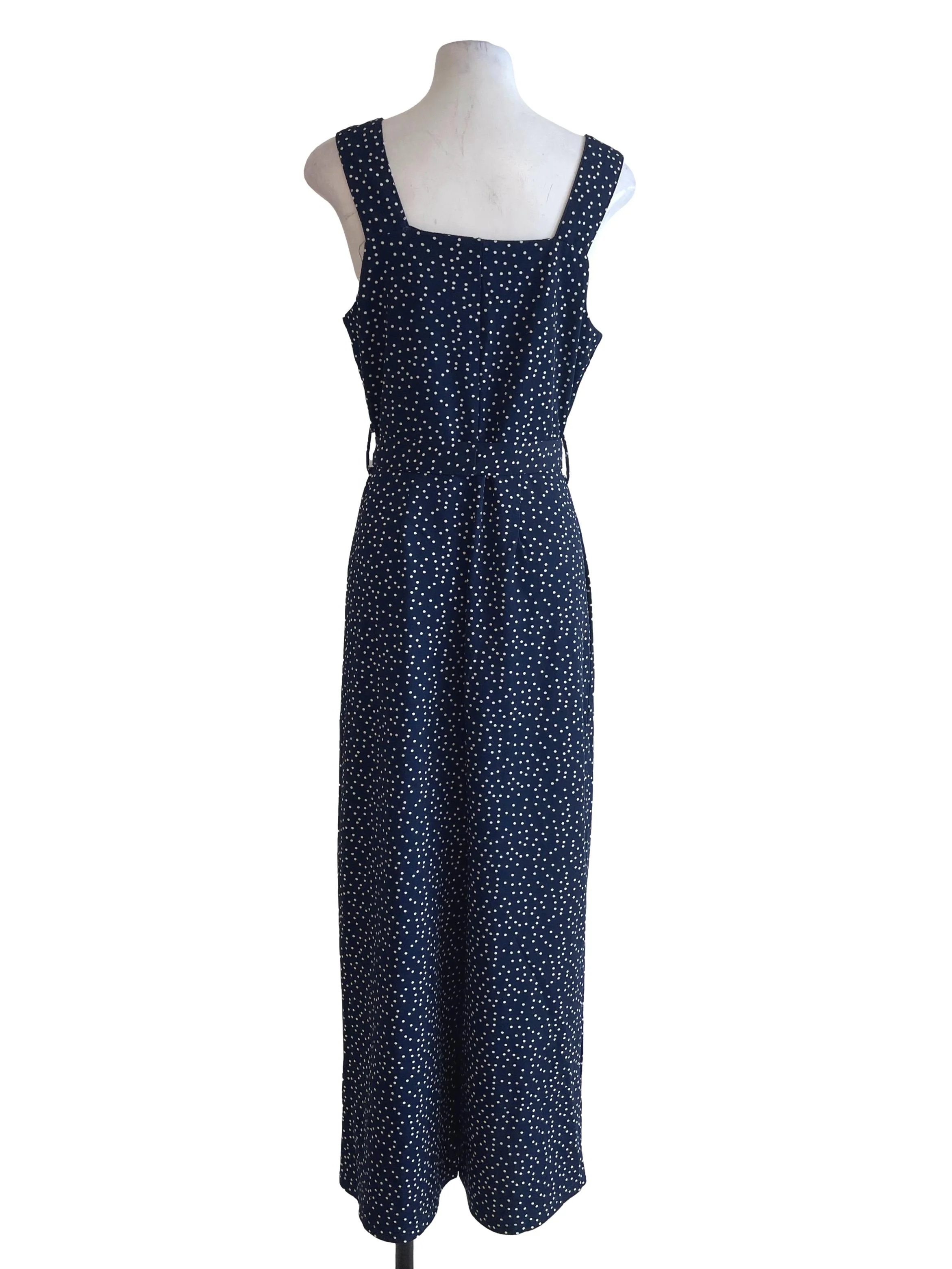 Navy Blue Polka Dots Jumpsuits - Image 2