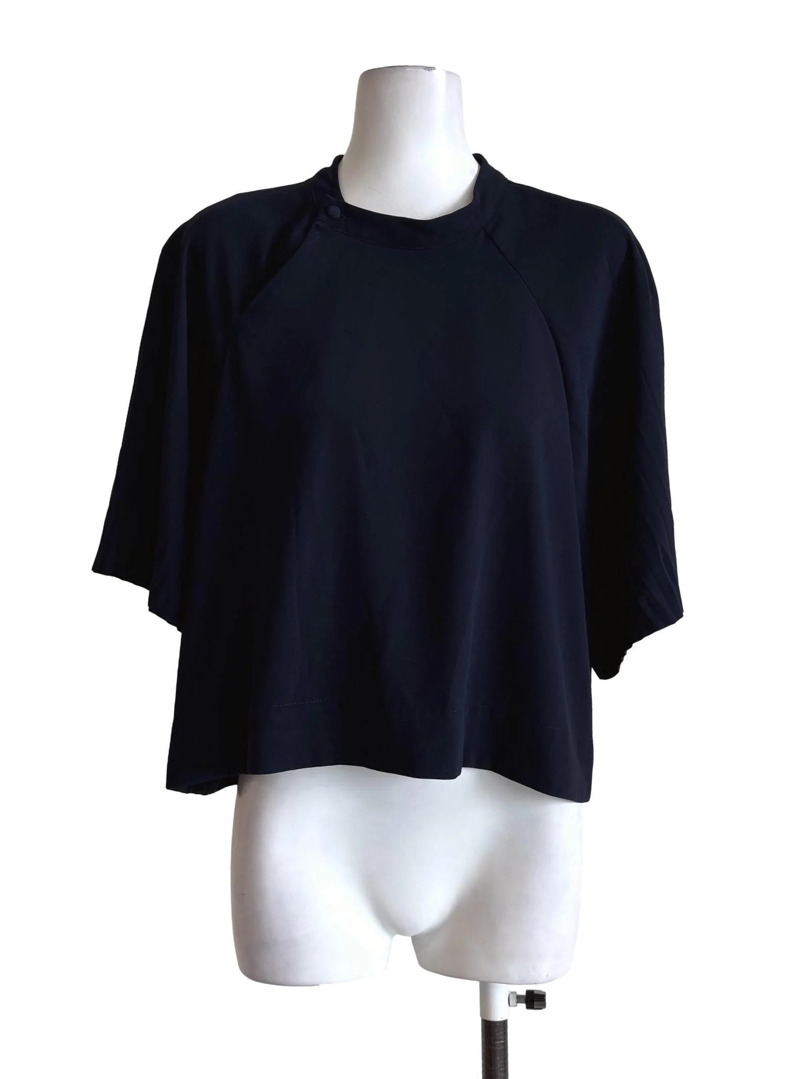 Navy Blue Quarter Blouse