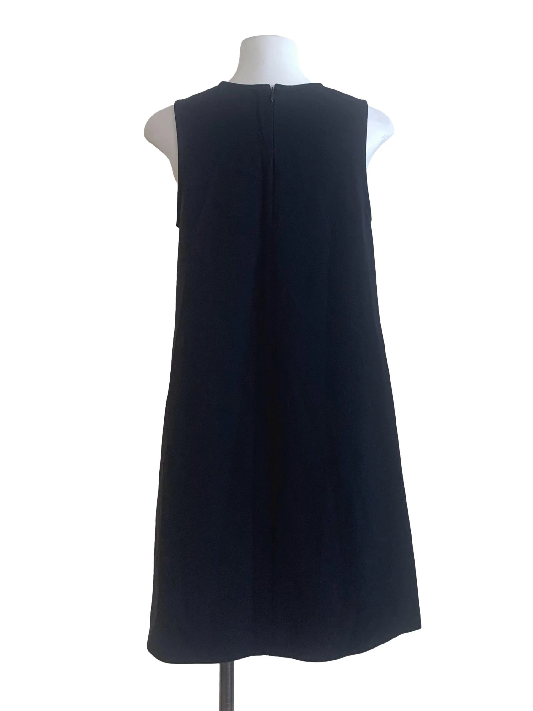 Navy Blue Round Neck Dress - Image 2