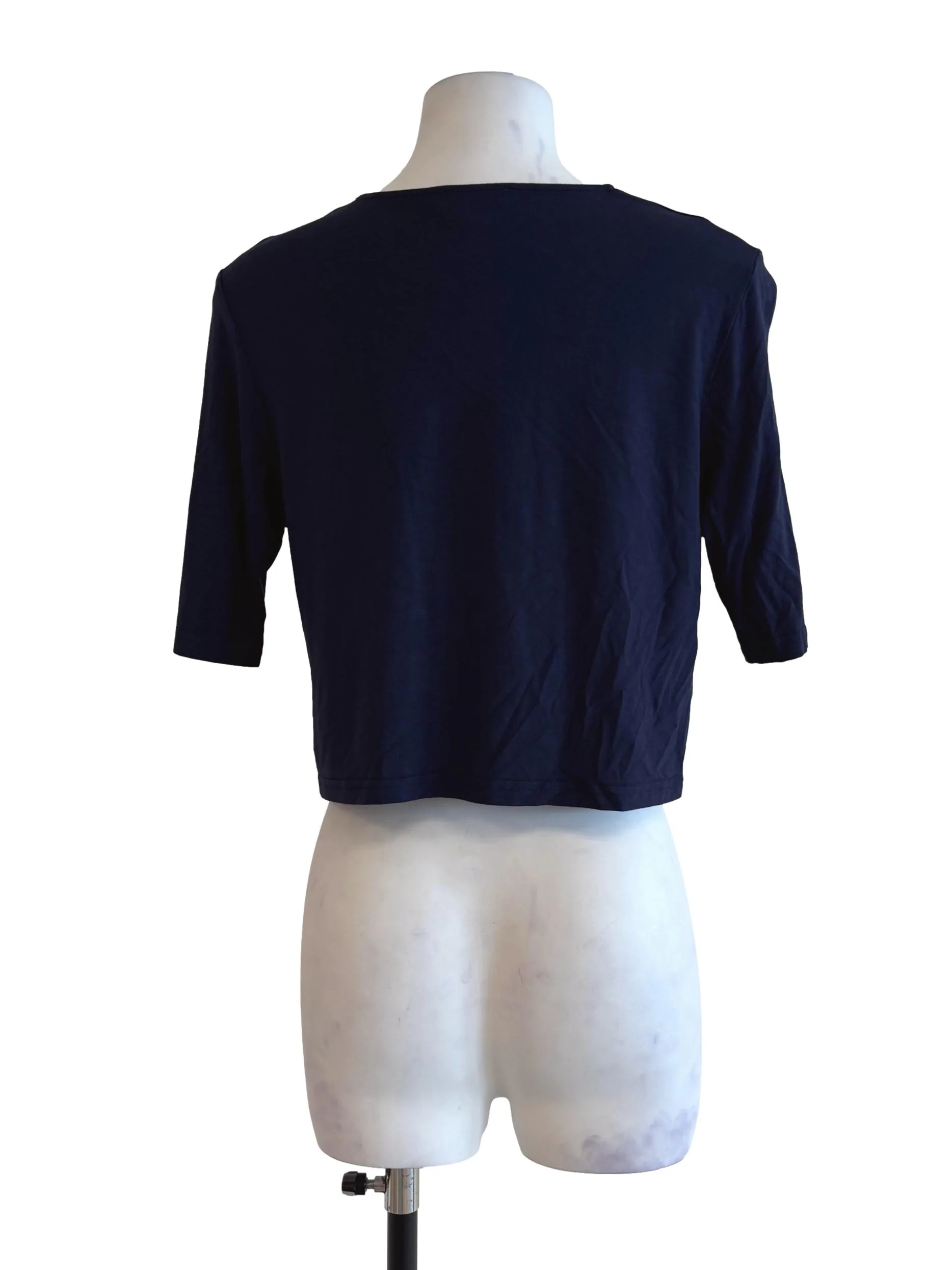 Navy Blue Round Neck Shirt LB - Image 2