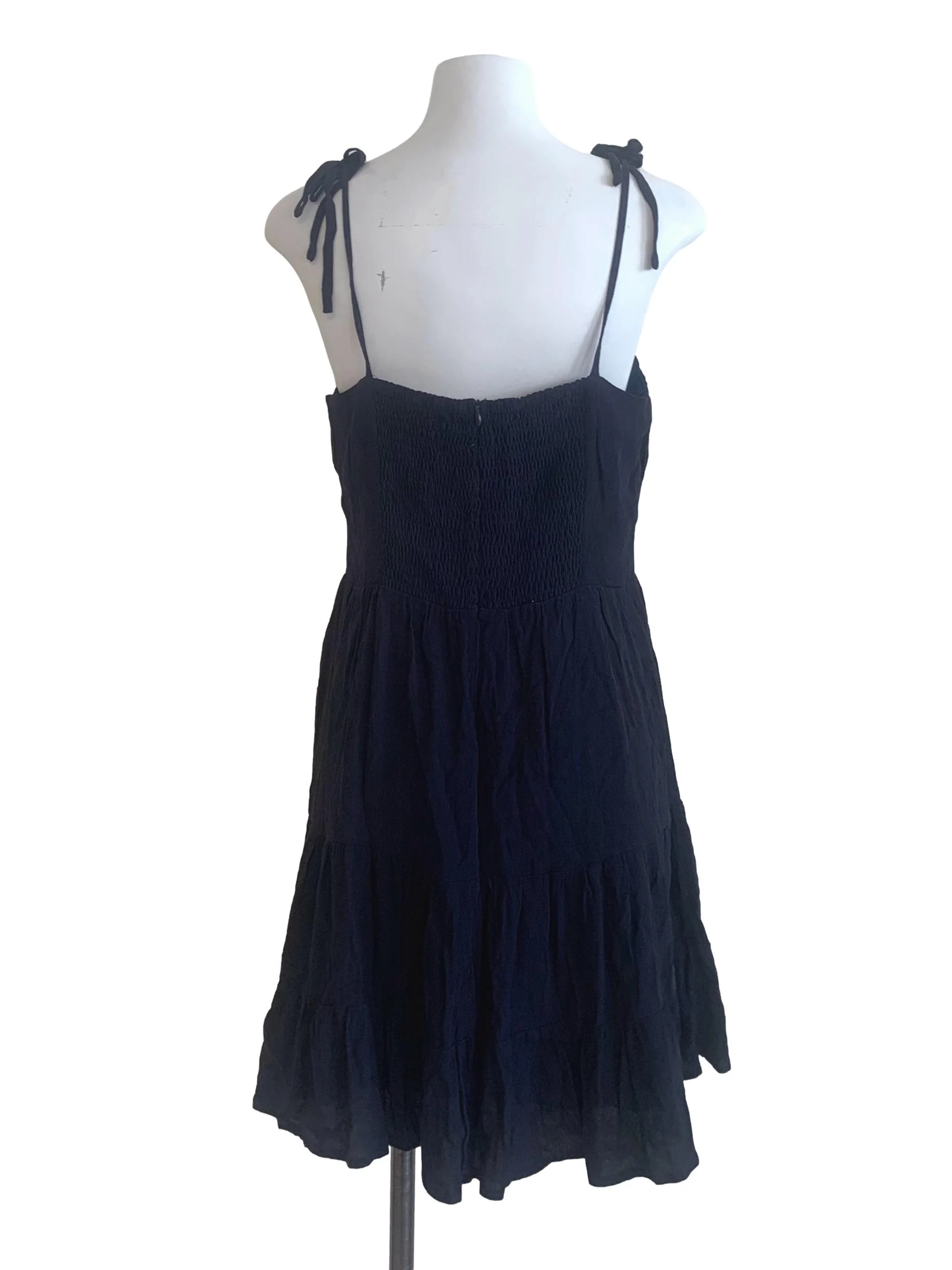 Navy Blue Spaghetti Strap Dress - Image 2