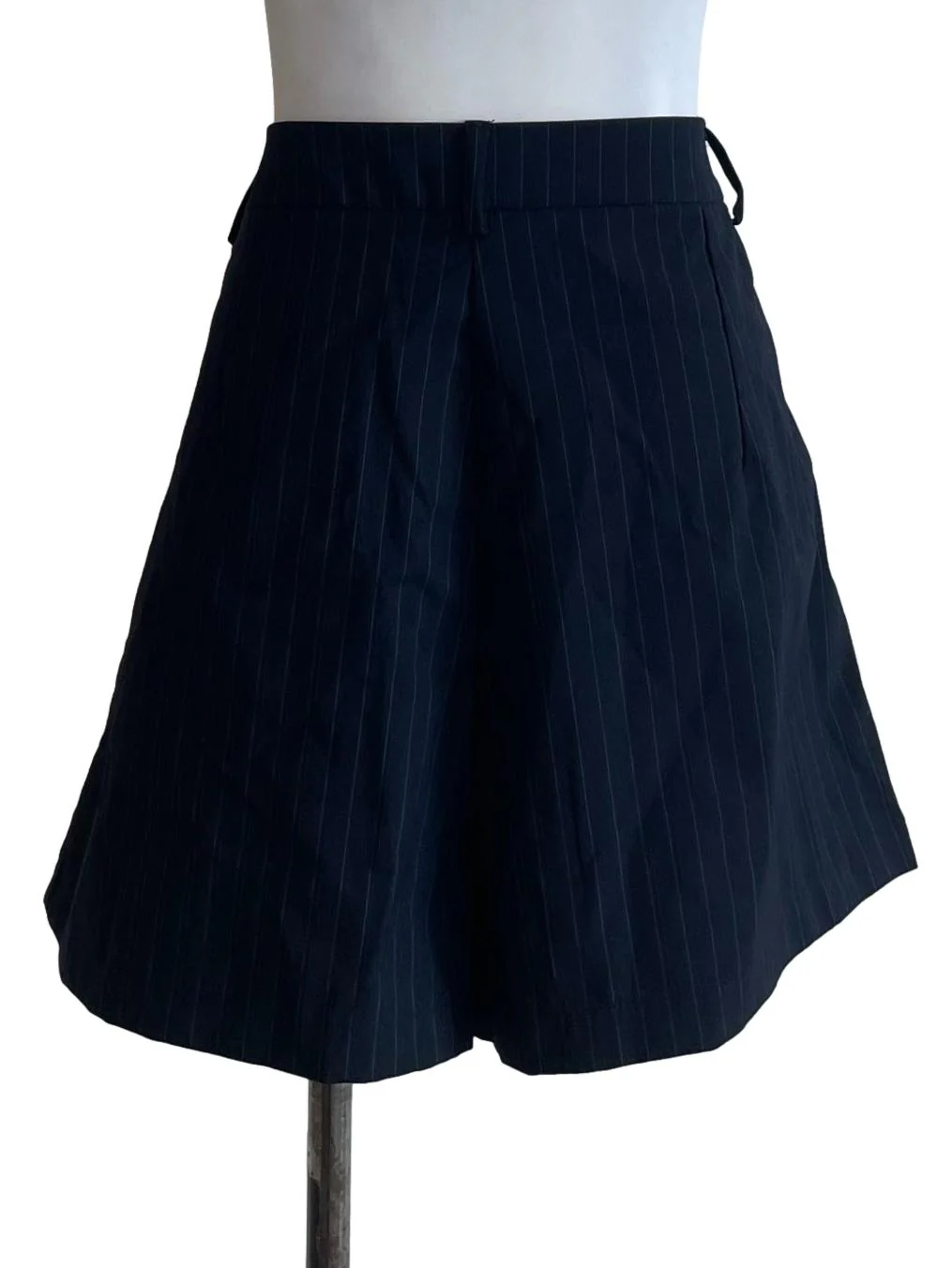 Navy Blue Striped Skorts - Image 2