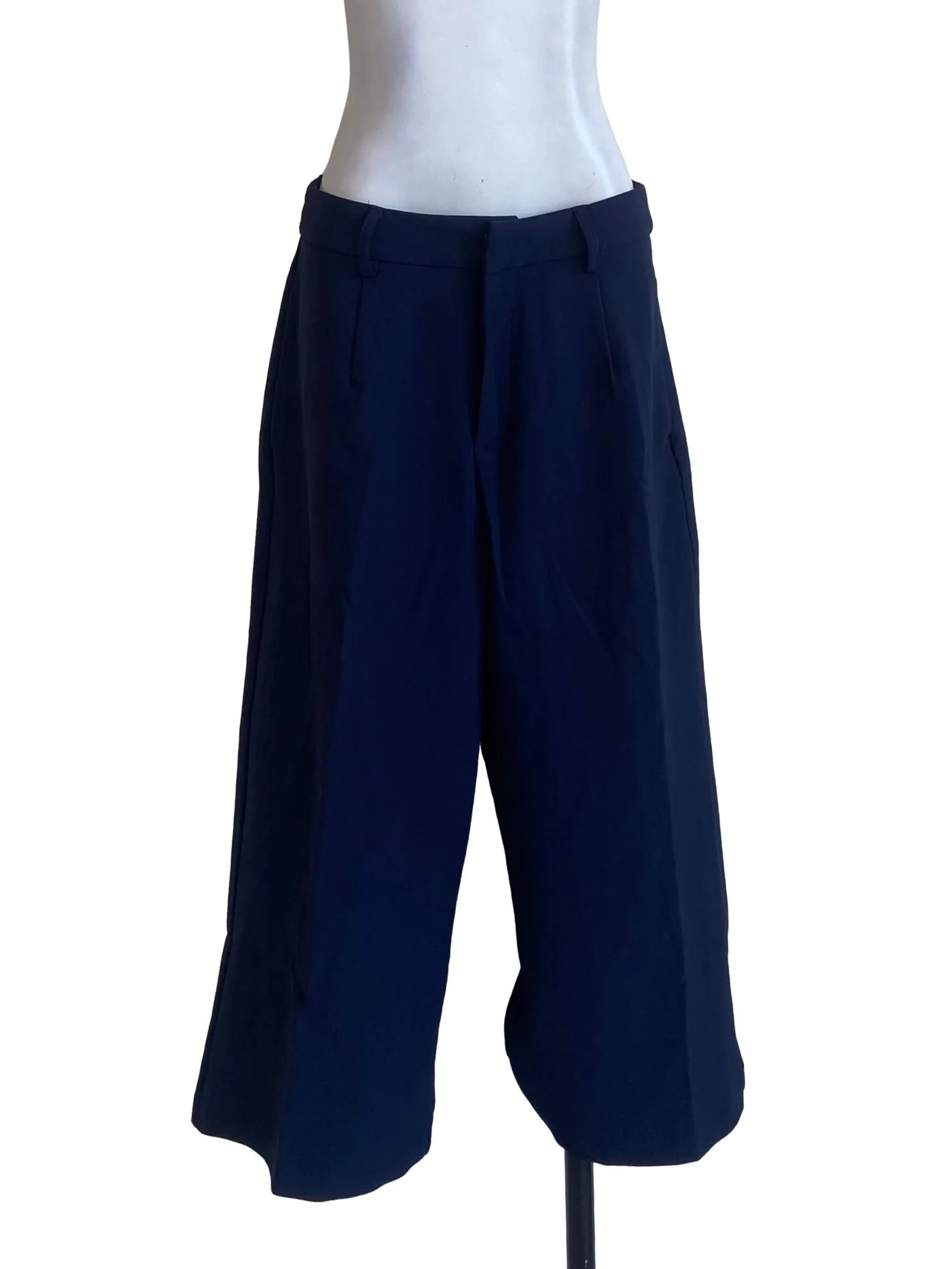 Navy Blue Twill Formal Pants