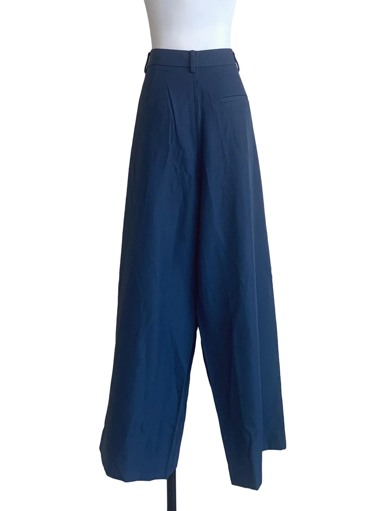 Navy Blue Wide Leg Pant - Image 2