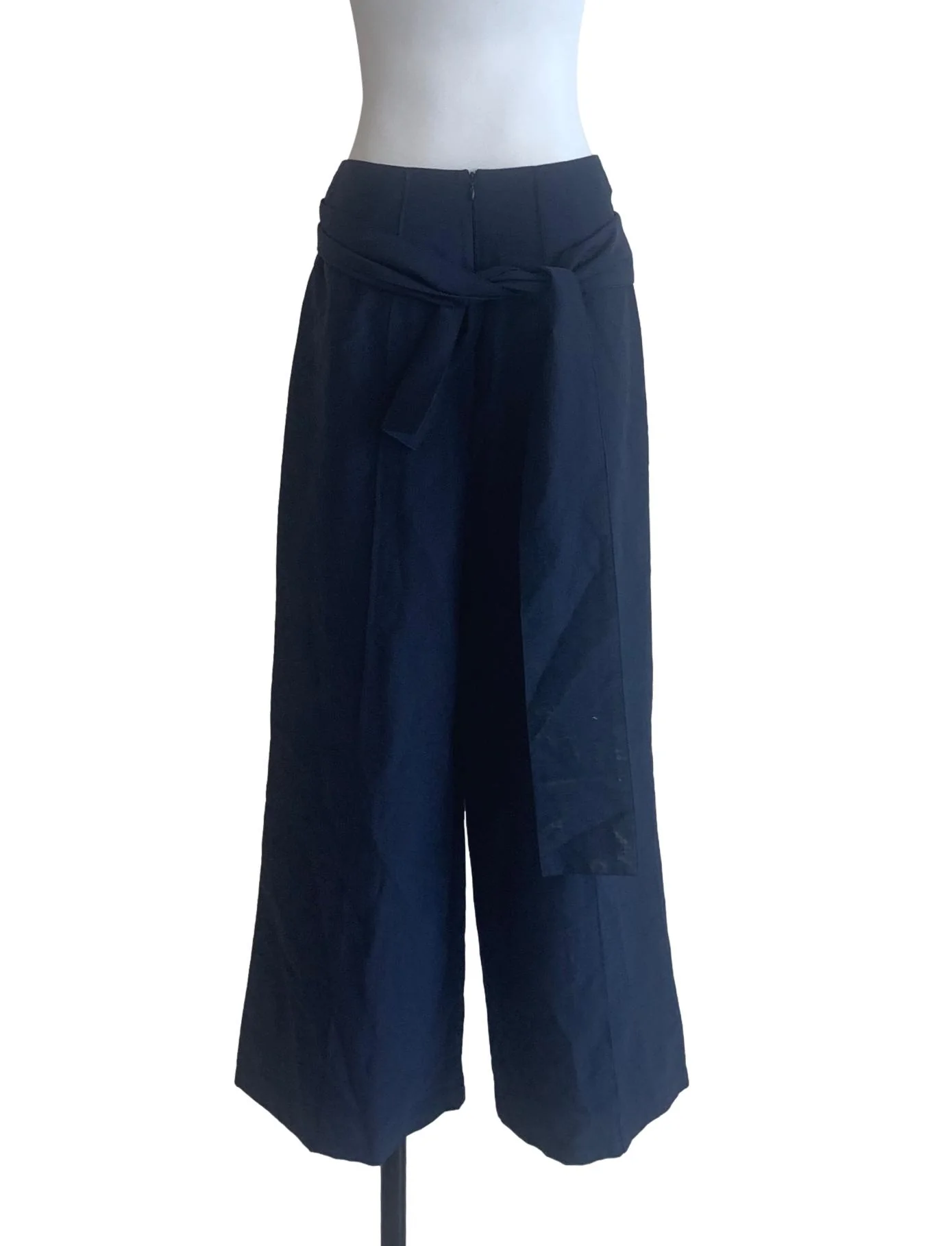 Navy Blue Wide Leg Pants - Image 2