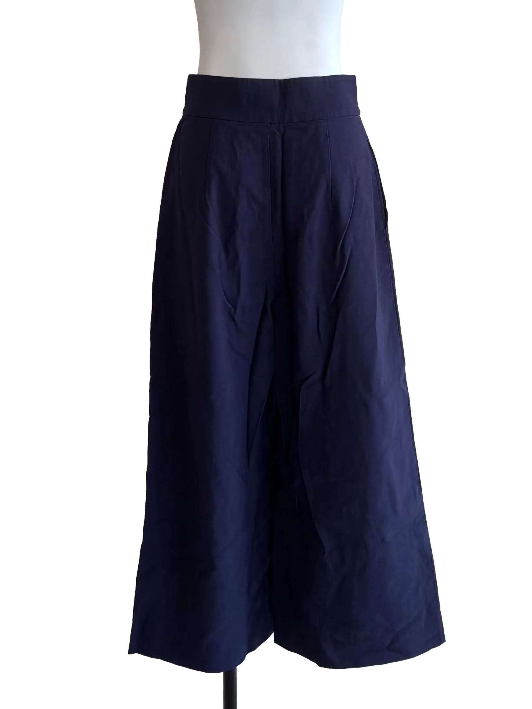Navy Blue Wide Pants - Image 2