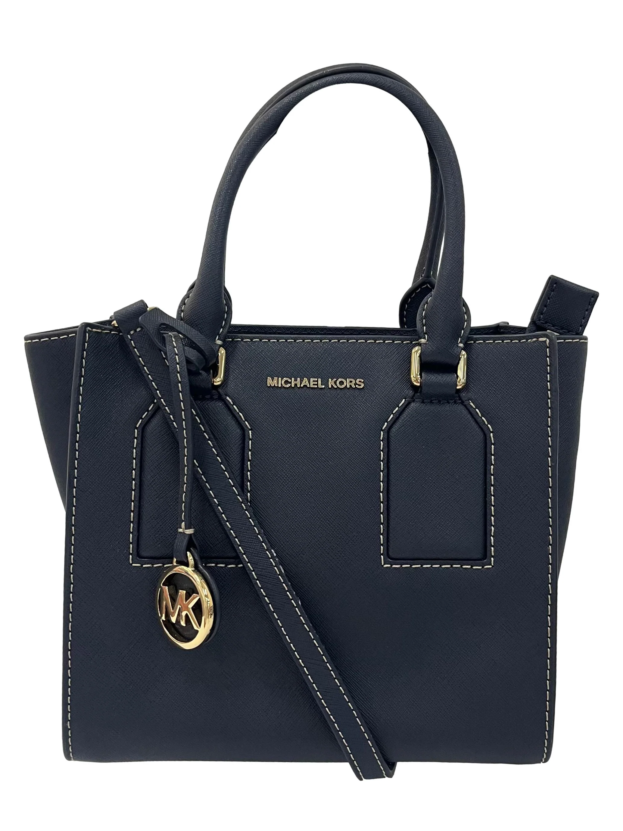 Navy Blue Selby Medium Satchel Bag