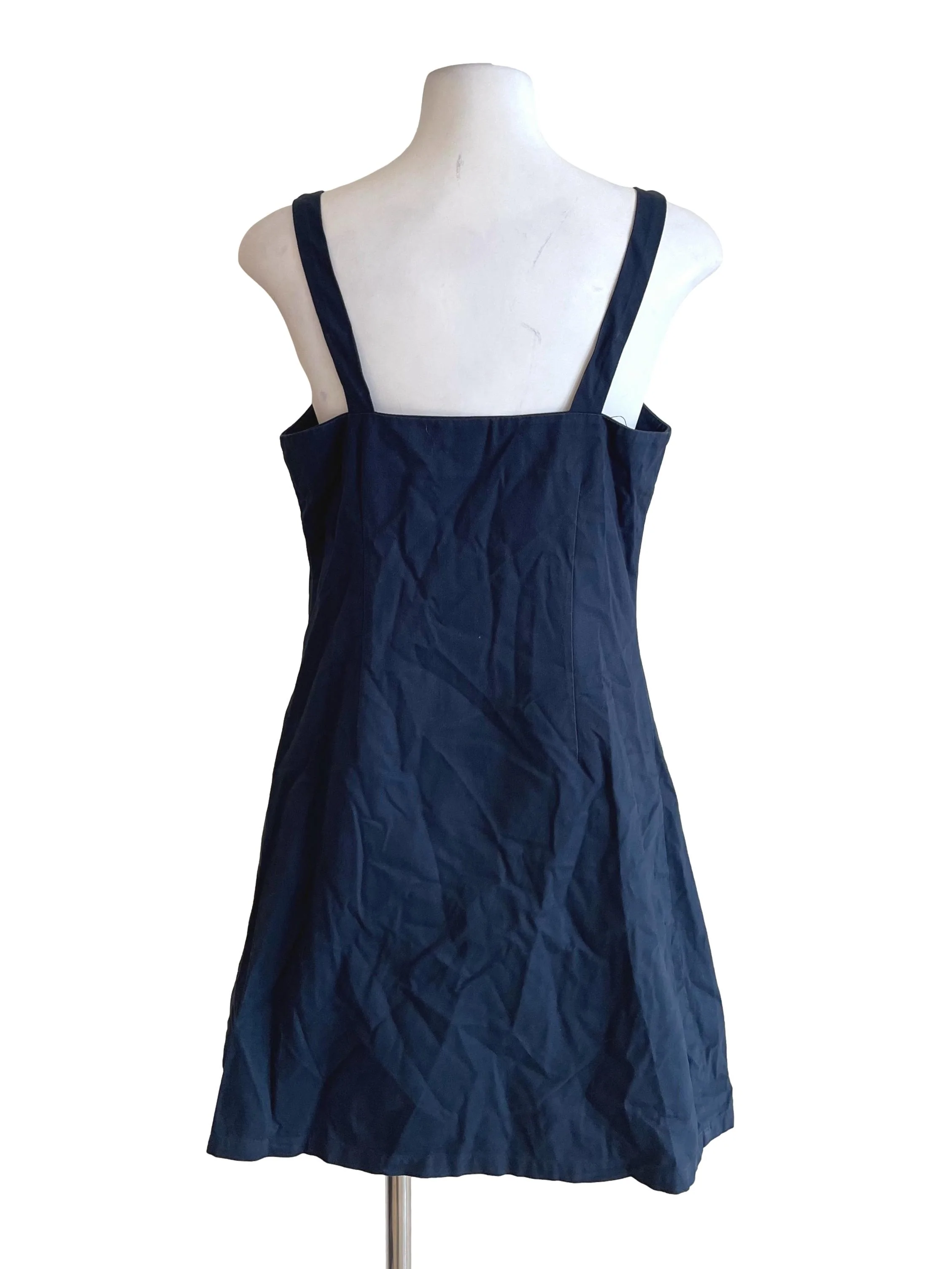 Navy Button Down Dress LB - Image 2